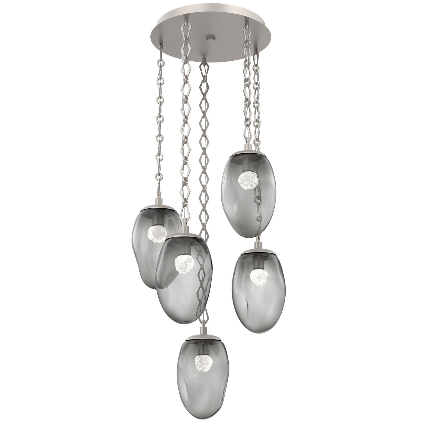 Levi Wilson Meteo Led 22 Inch Multi Light Pendant by Hammerton Studio
