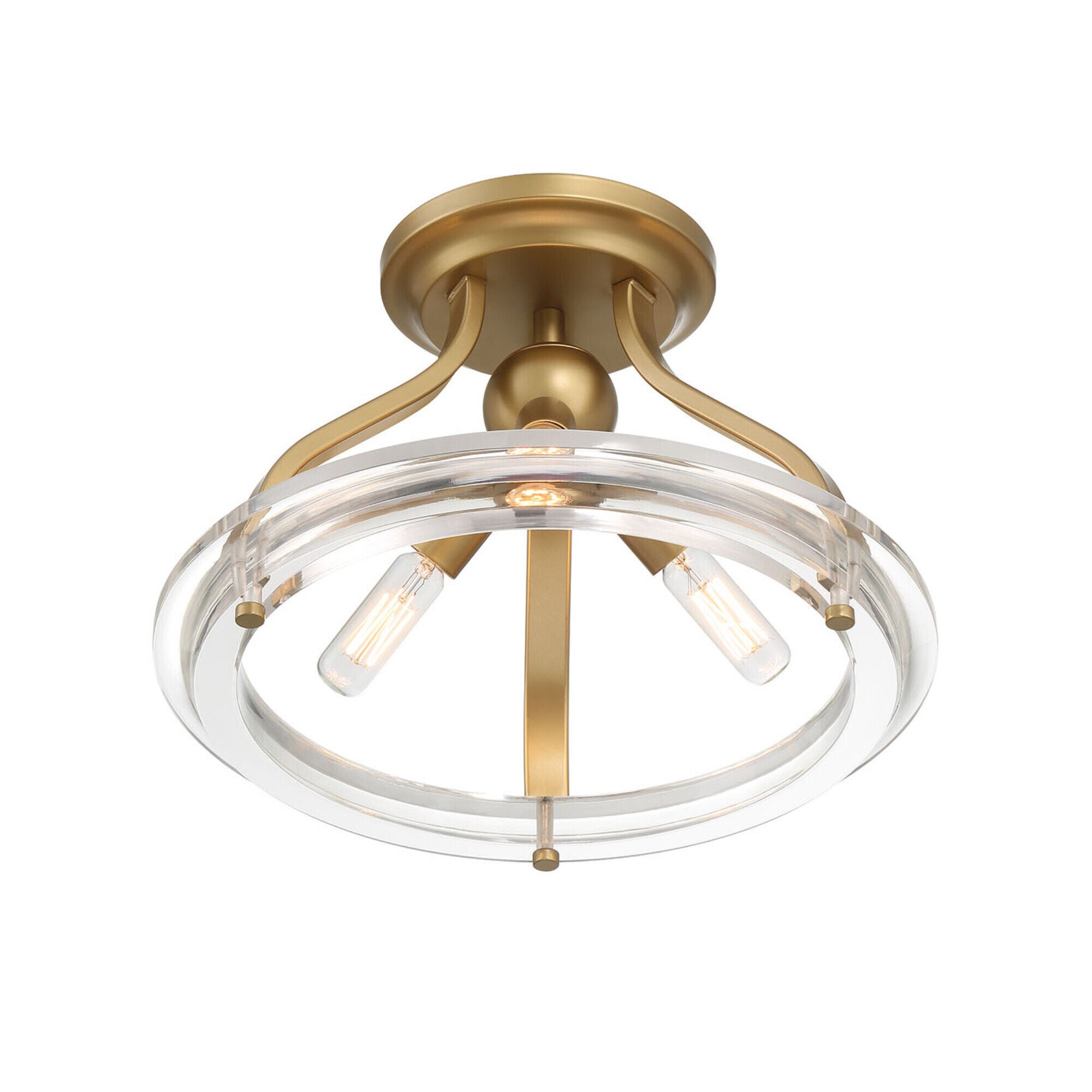13 Inch Semi Flush Mount,