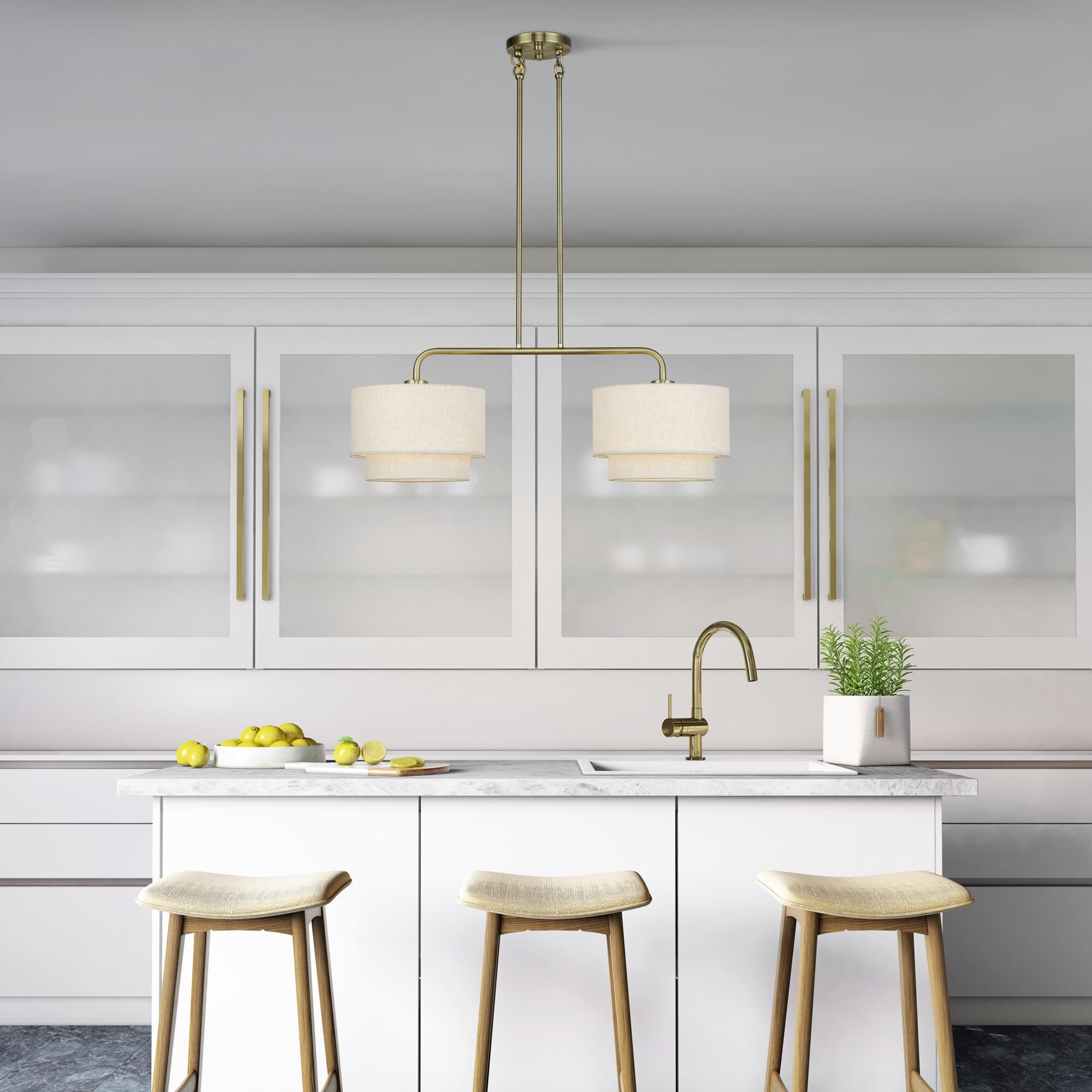 Manorwood 34 Inch Linear Suspension Light by Livex Lighting