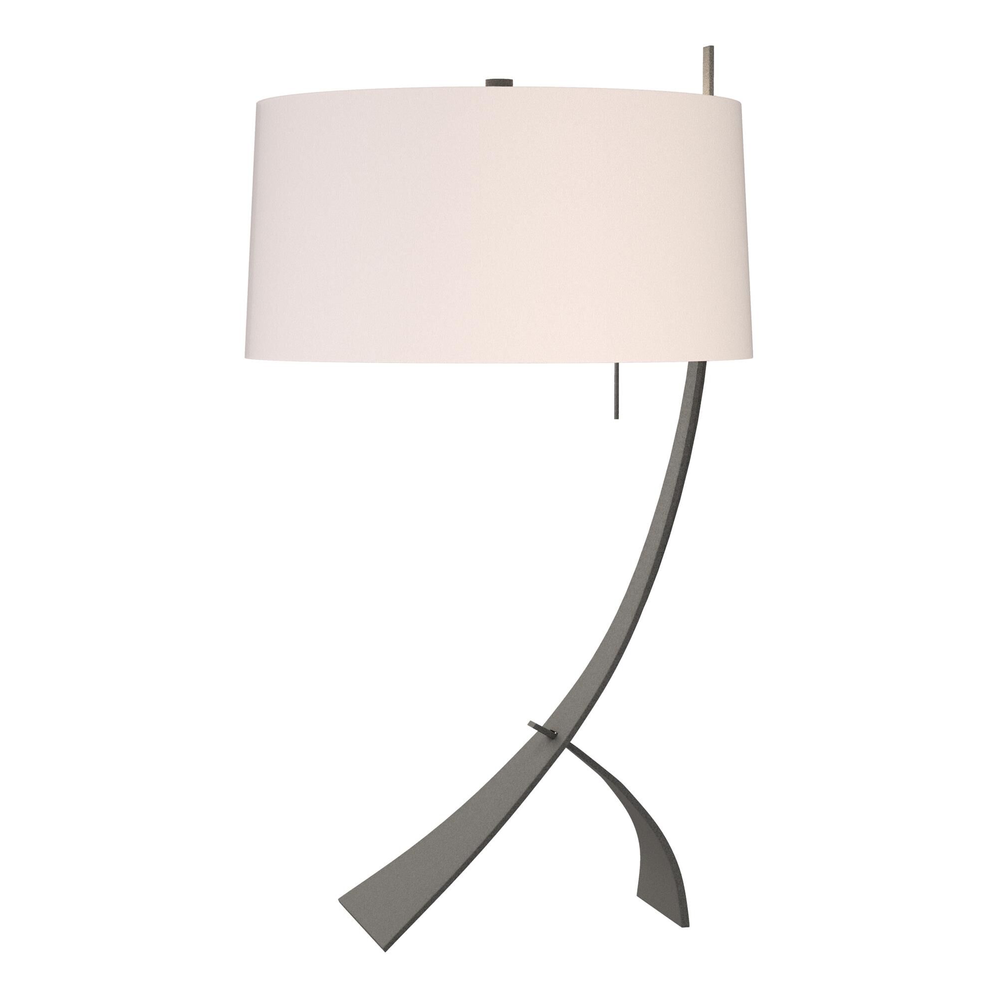 Shown in Natural Iron finish and Flax shade