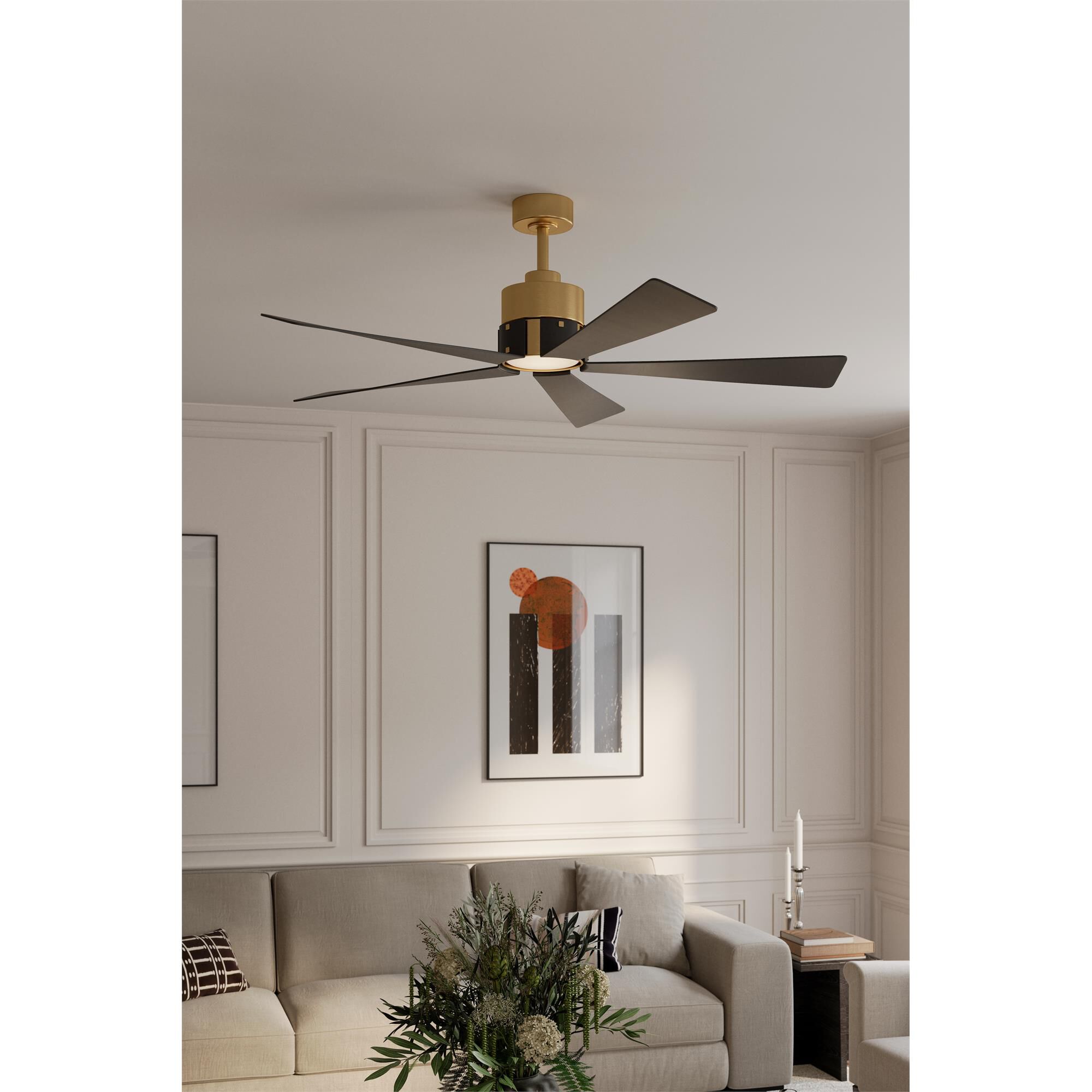 Shown in Heritage Brass finish and Etched Opal glass
