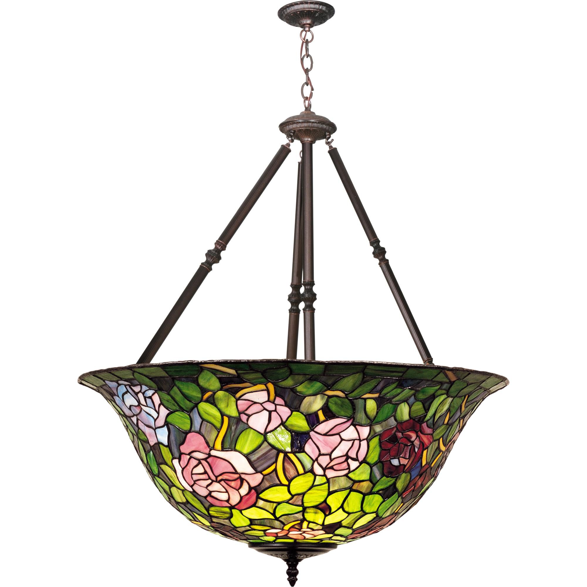 Tiffany Rosebush 38 Inch Large Pendant by Meyda Lighting