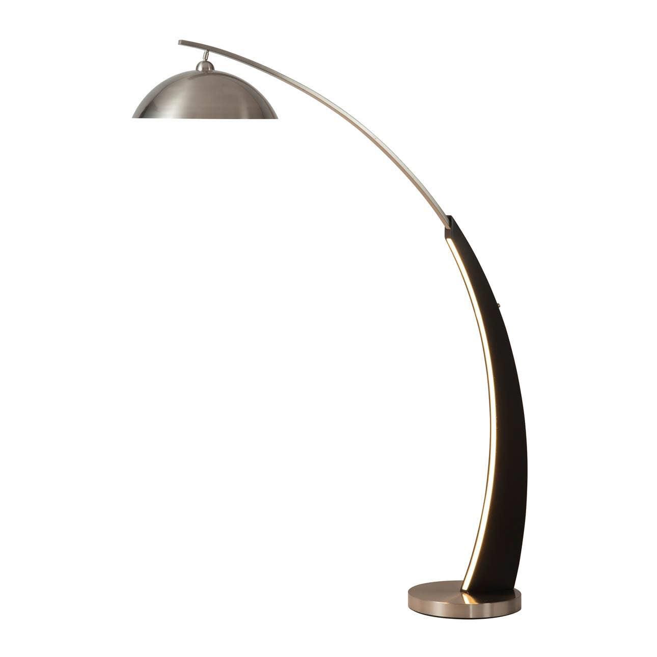 Shown in Satin Nickel finish and Steel shade