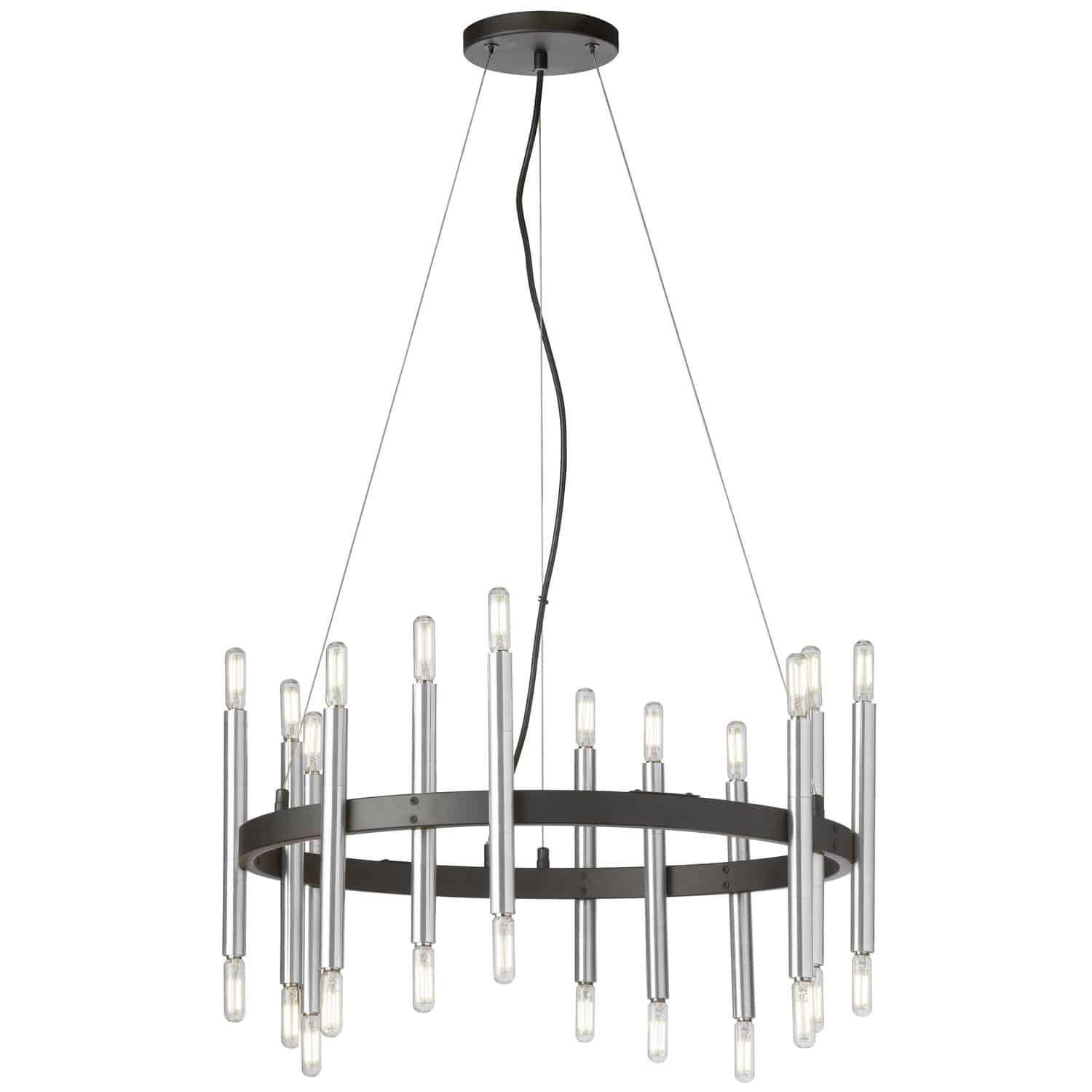 Derry 24 Inch 24 Light Chandelier by Dainolite