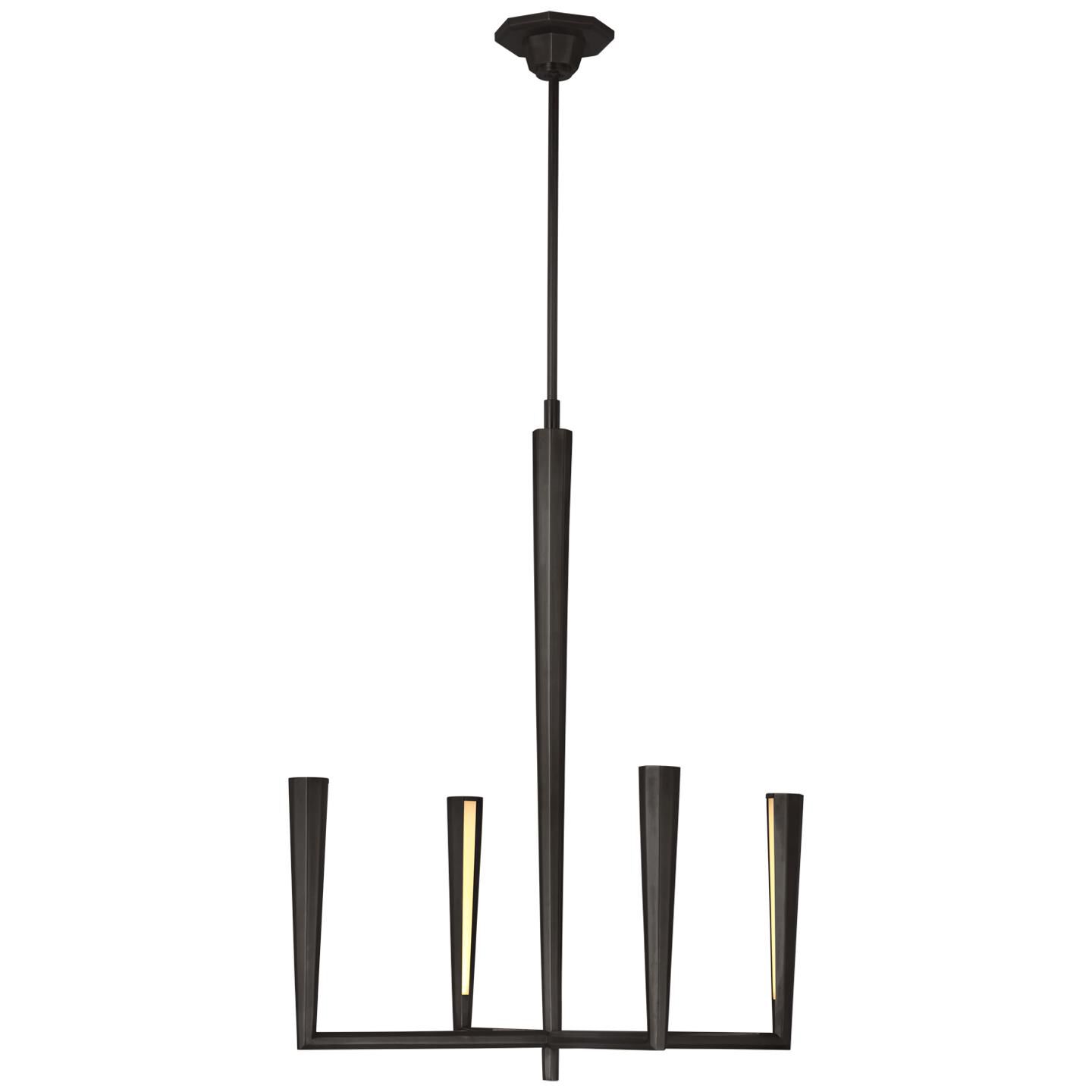 Visual Comfort Signature Collection Thomas O'Brien Galahad 26 Inch LED Chandelier