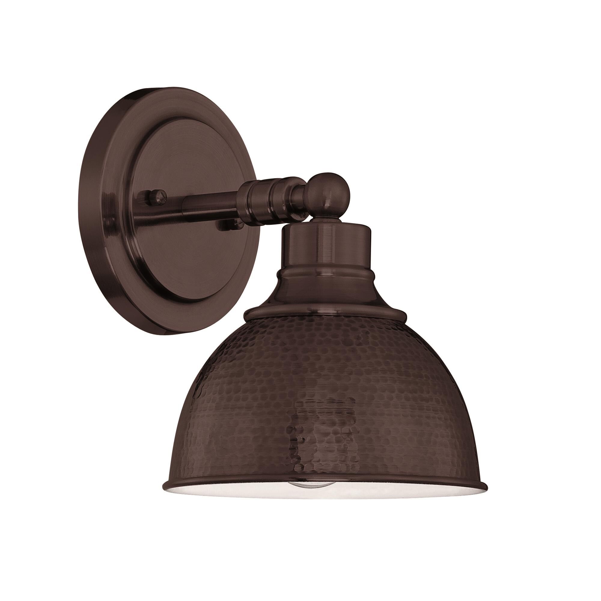 Shown in Aged Bronze finish and Yes glass and Yes shade
