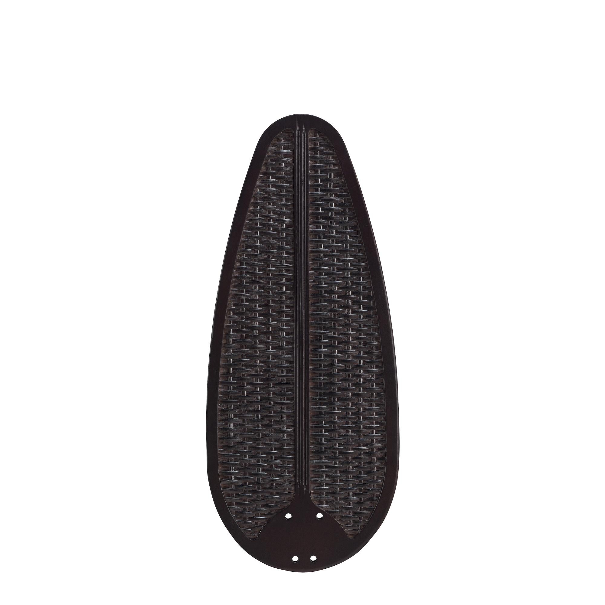 54 Inch Distinction Buttonwood with Woven Wicker Fan Blade by Fanimation