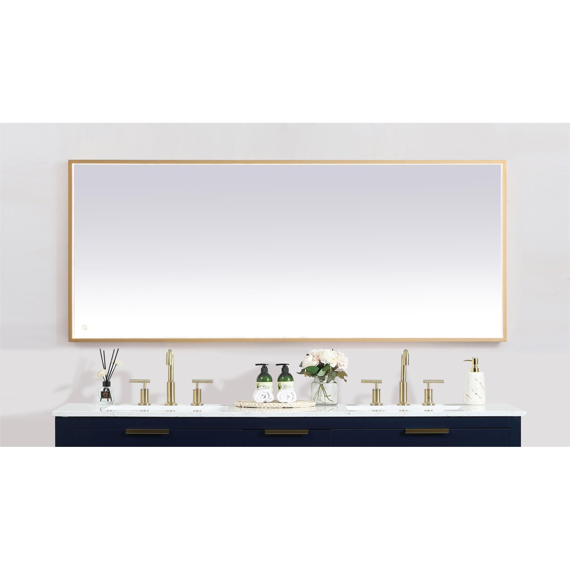 Pier LED Lighted Mirror by Elegant Decor