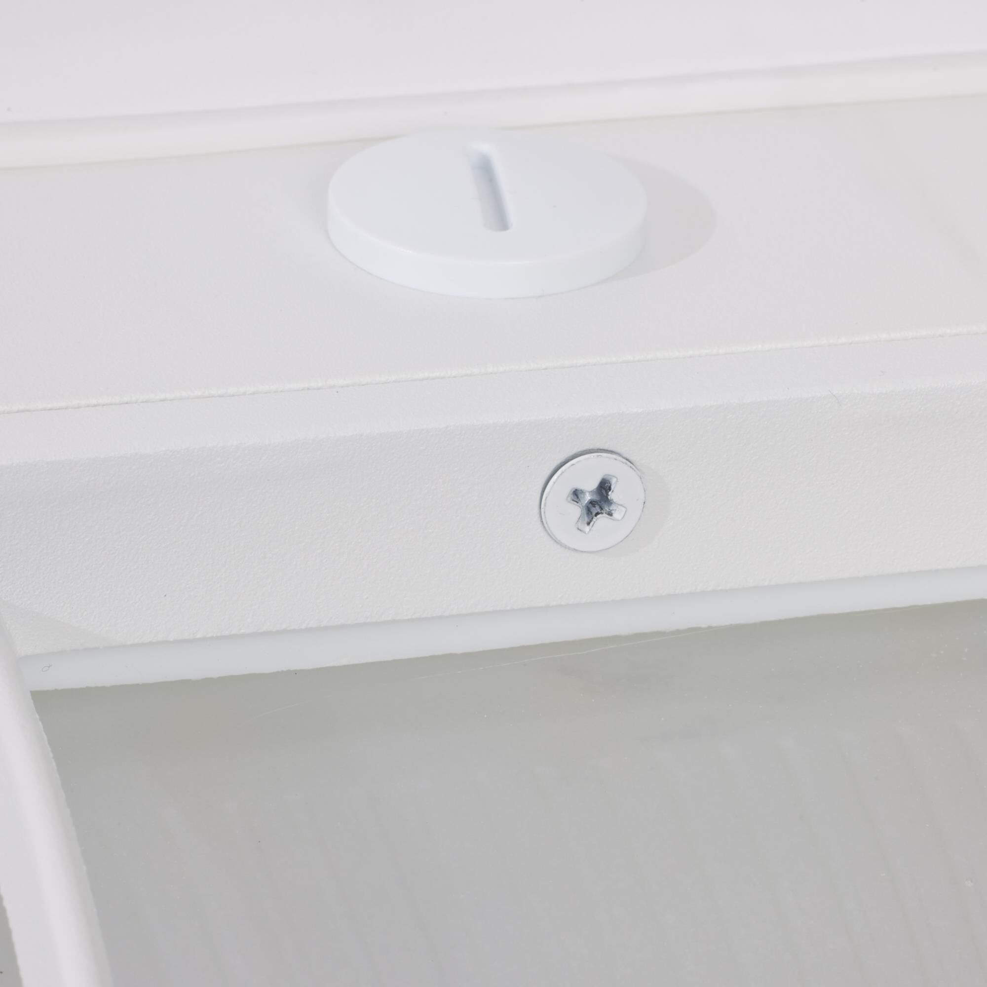 Shown in White finish