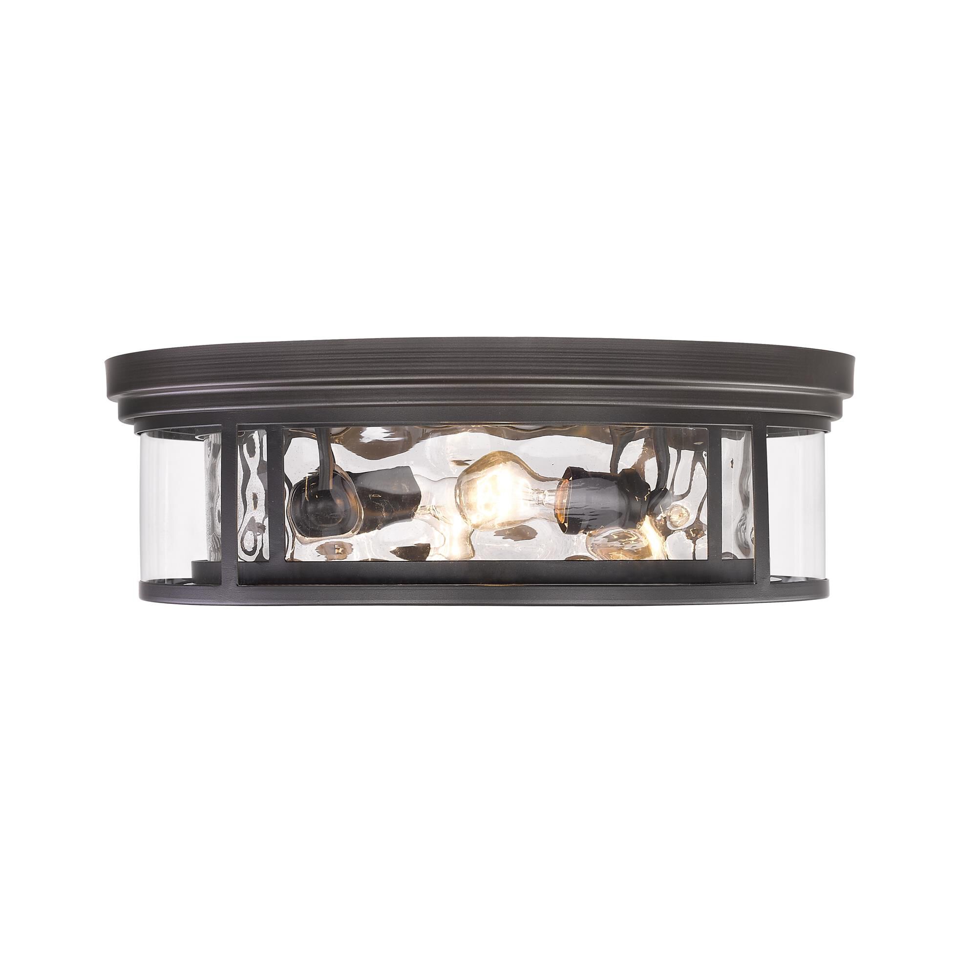 Shown in Bronze finish and Glass shade