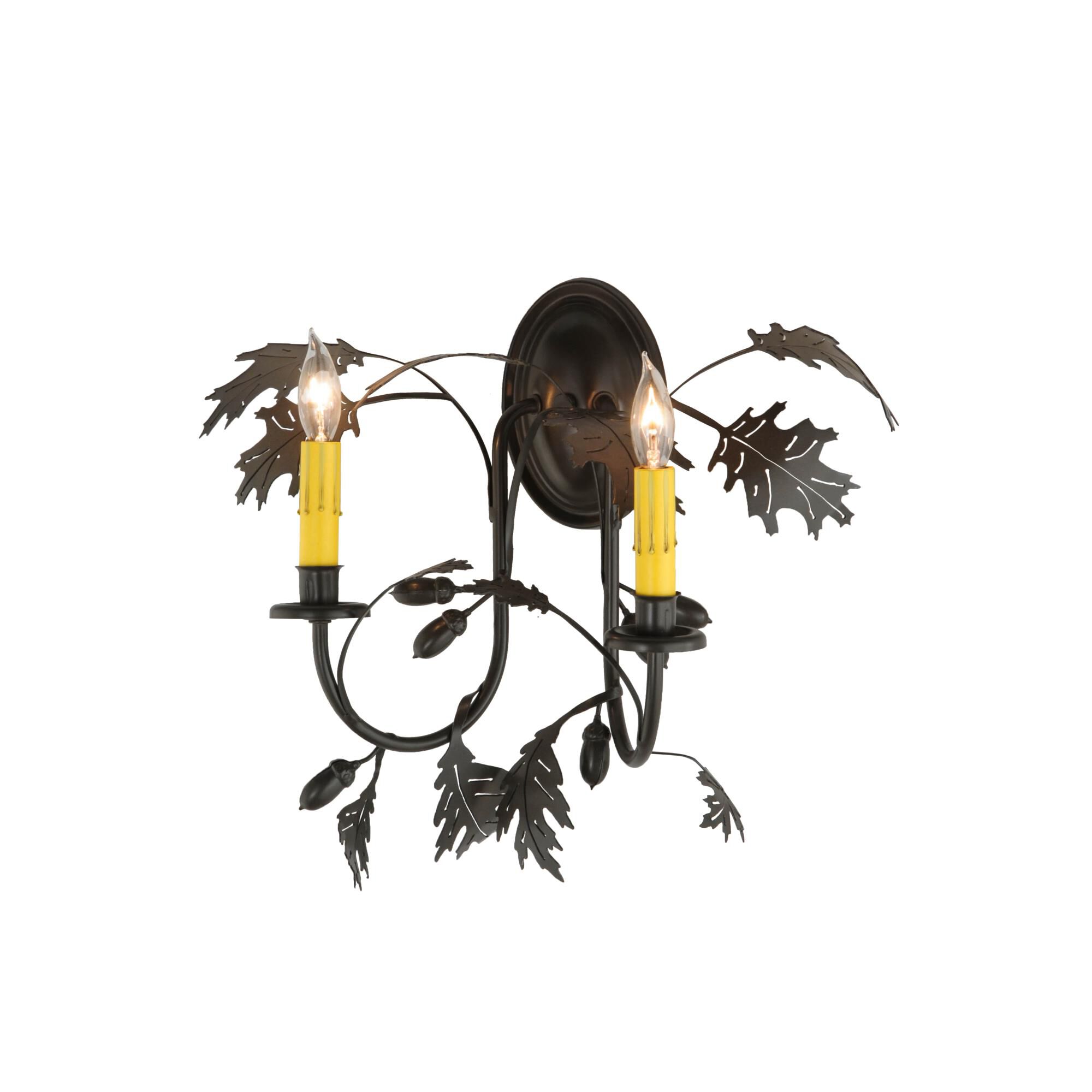 Oak Leaf And Acorn 18 Inch Wall Sconce by Meyda Lighting