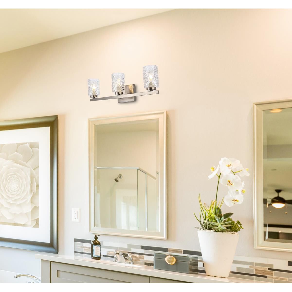 Cassie 24 Inch Bath Vanity Light by Elegant Lighting