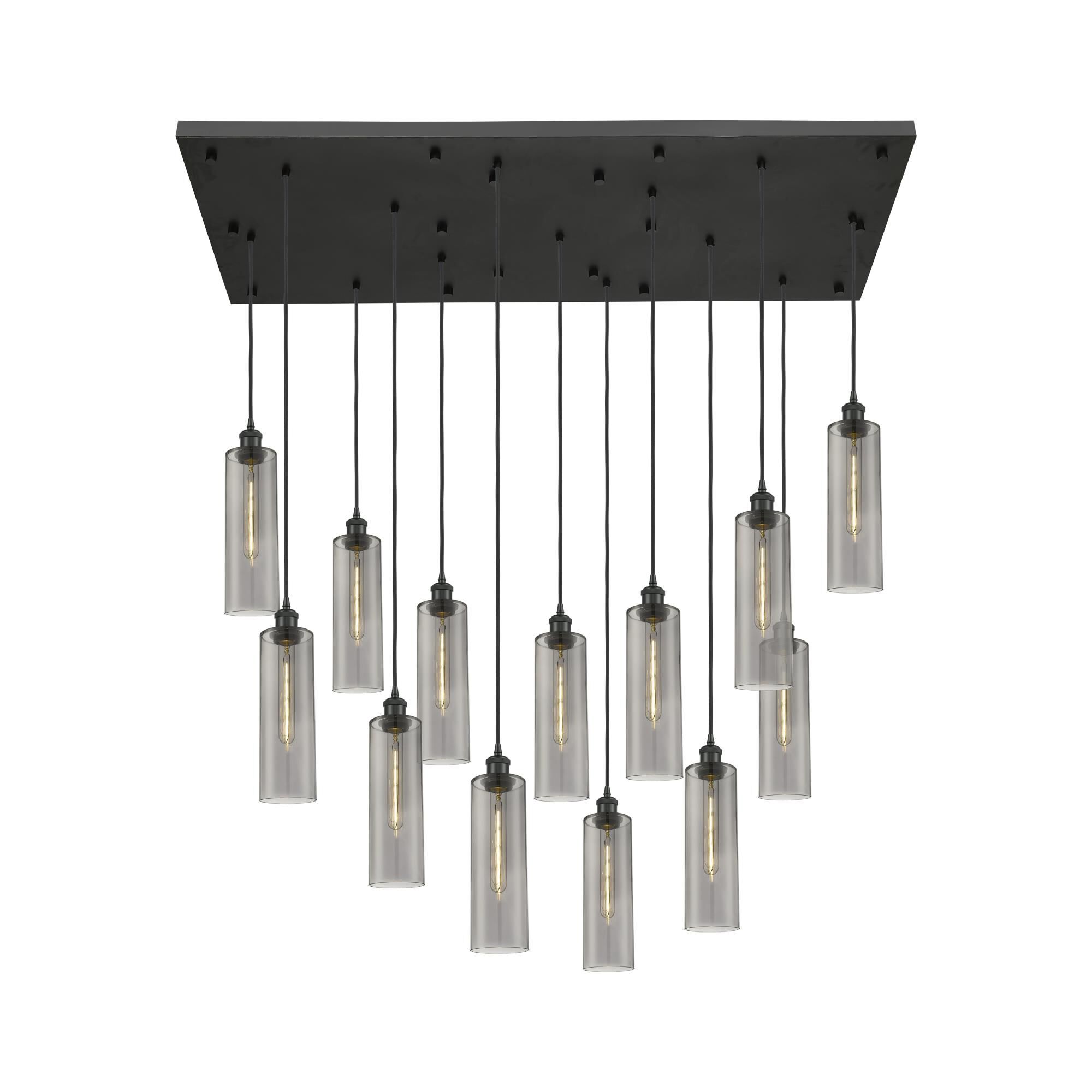 Shown in Matte Black finish and Light Smoke shade