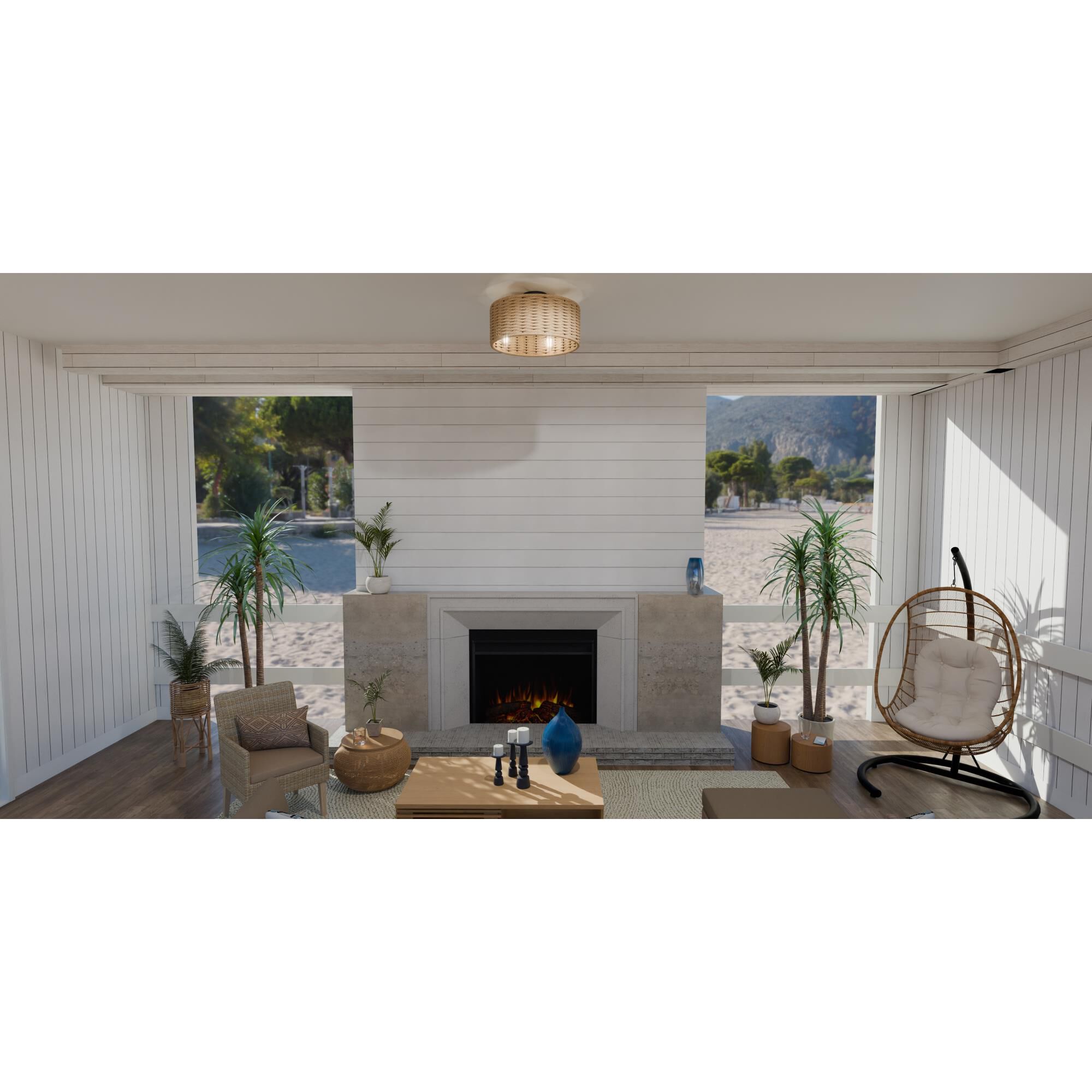 Islander 22 Inch Chandelier Ceiling Fan by Quoizel