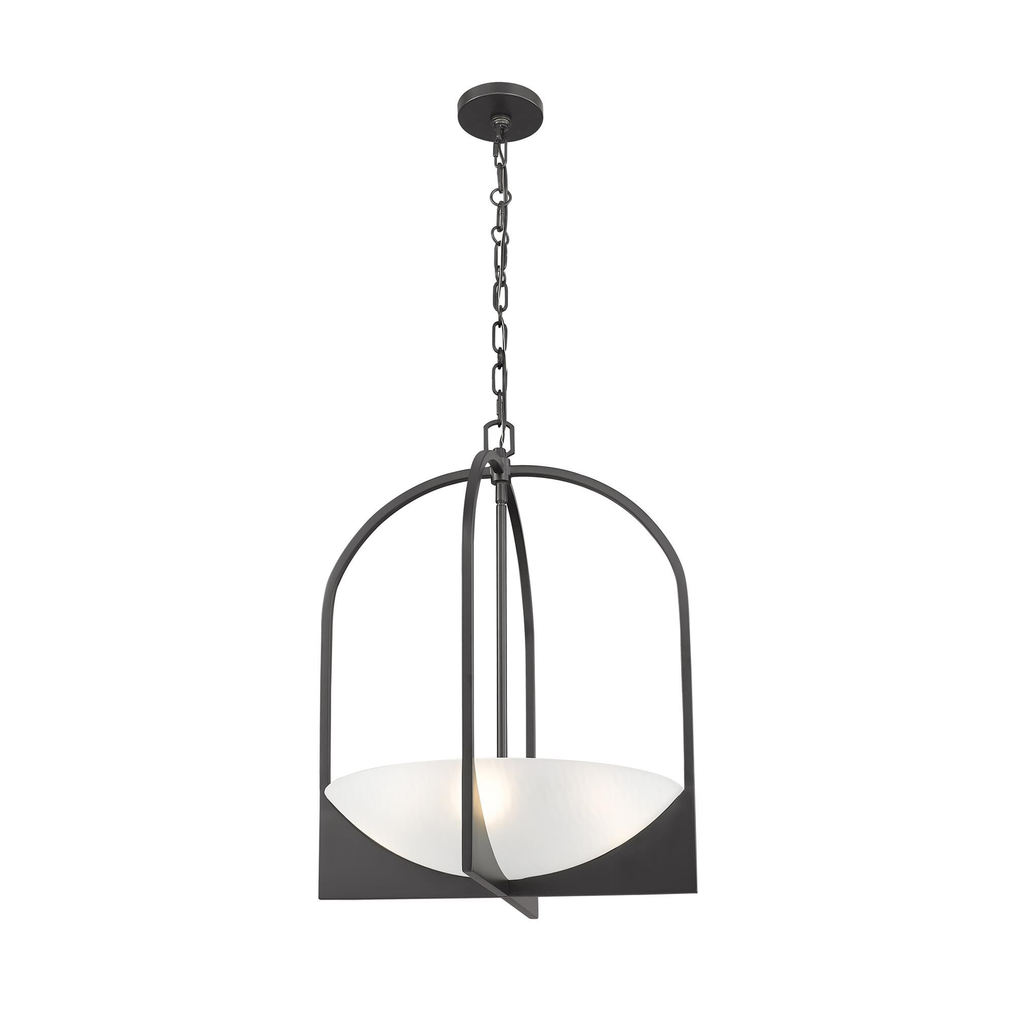 Shown in Matte Black finish and Sand Blast glass and Sand Blast shade