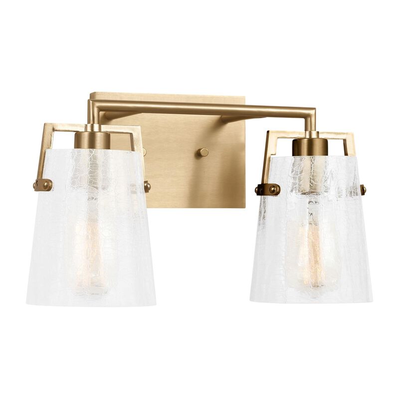 Drew & Jonathan Crofton 15 Inch 2 Light Bath Vanity Light by Visual Comfort Studio