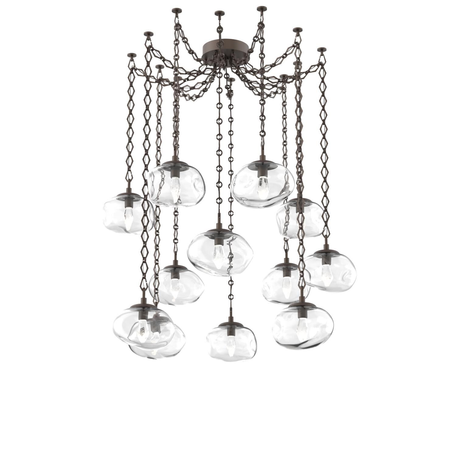 Levi Wilson Nova Multi Light Pendant by Hammerton Studio