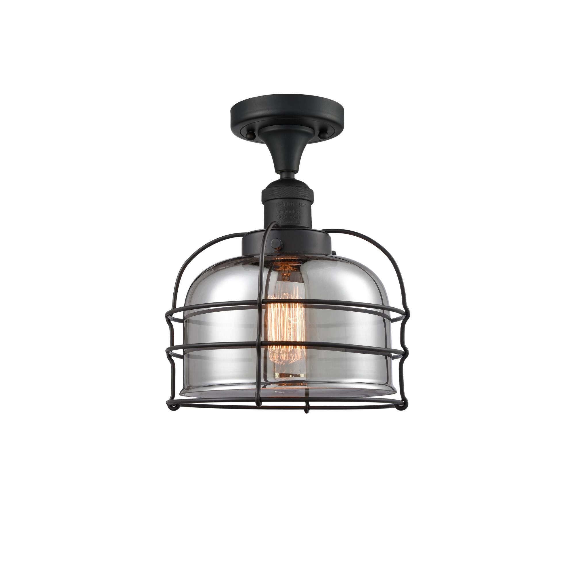 Shown in Matte Black finish and Smoked glass