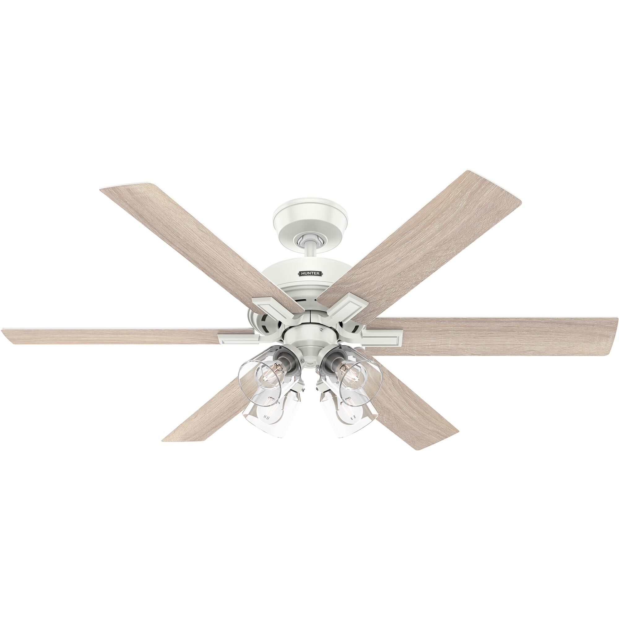 Shown in Fresh White finish and Clear glass