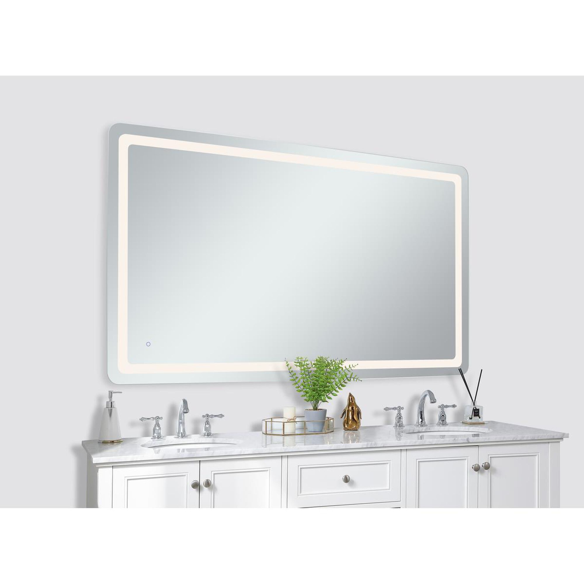 Genesis 72 Inch Wide LED Lighted Mirror,