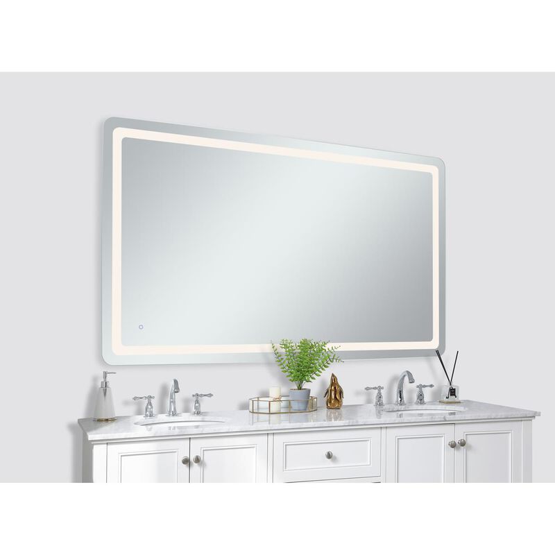 Genesis 72 Inch Wide LED Lighted Mirror by Elegant Decor