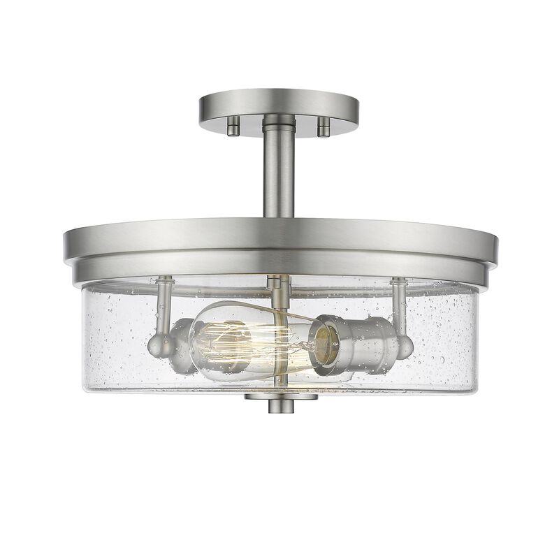 Bohin 13 Inch 2 Light Semi Flush Mount by Z-Lite