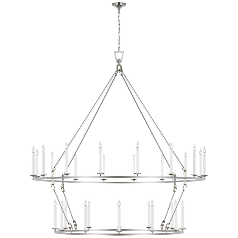Chapman and Myers Darlana 73 Inch 28 Light LED Chandelier by Visual Comfort Signature Collection