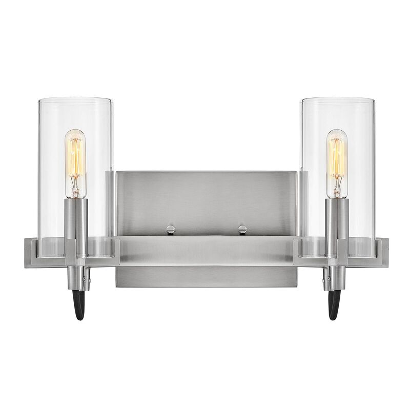 Ryden 14 Inch 2 Light Bath Vanity Light by Hinkley