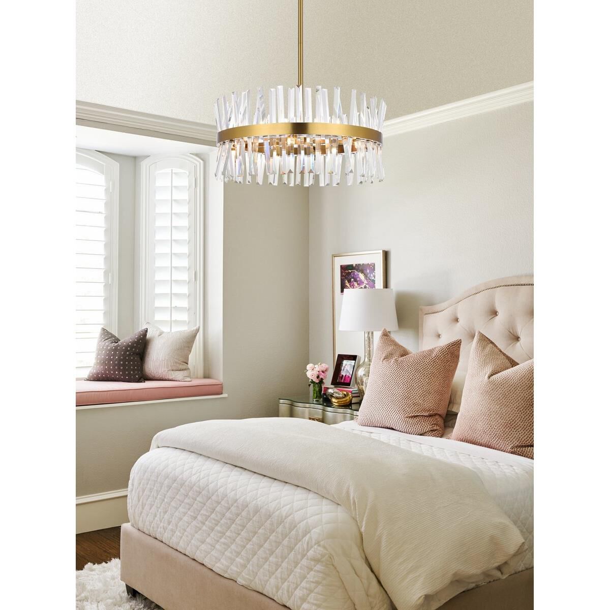 Serephina 25 Inch Large Pendant by Elegant Lighting