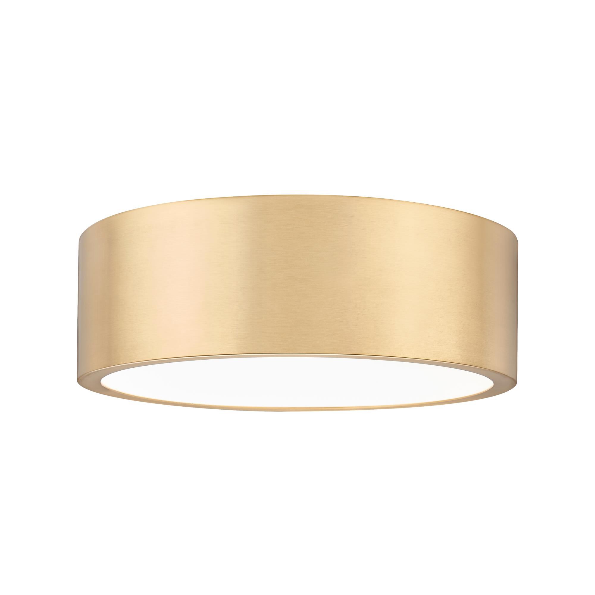 Shown in Modern Gold finish and Frosted glass and Frosted shade