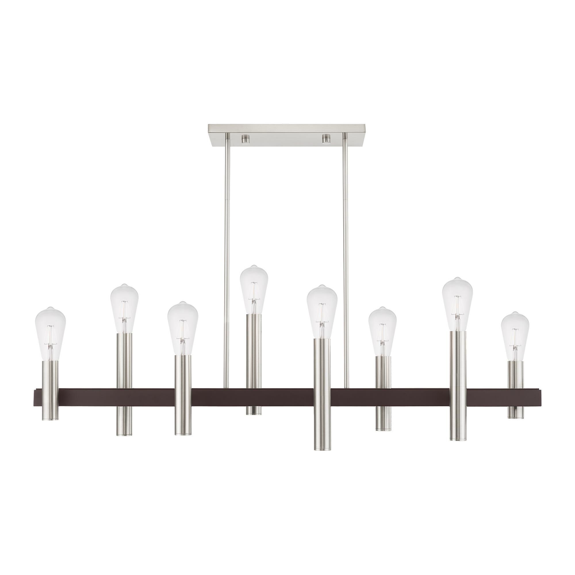Helsinki 48 Inch 8 Light Linear Suspension Light by Livex Lighting