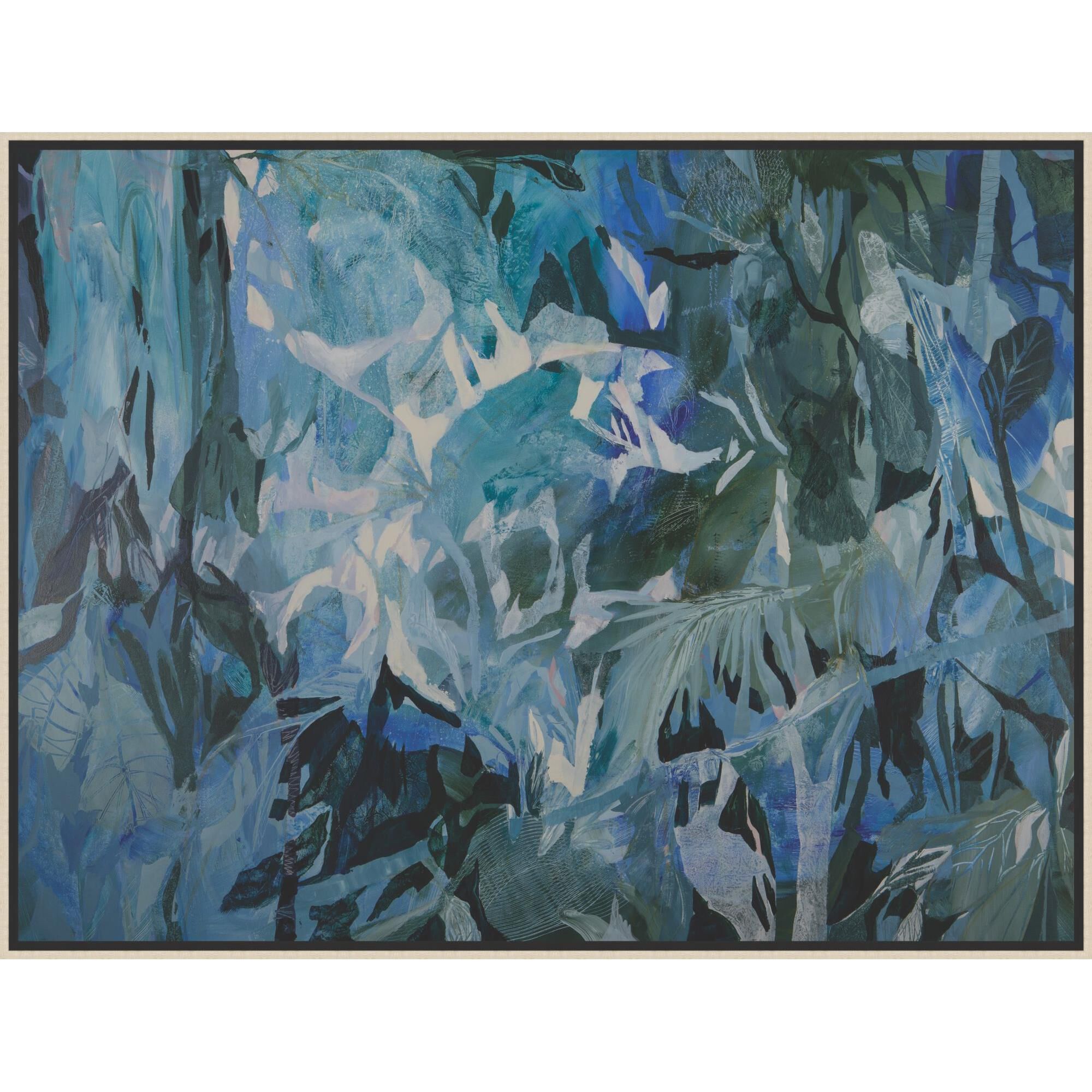 Bronwyn Barton Shade Leaves Print by LEVEL57
