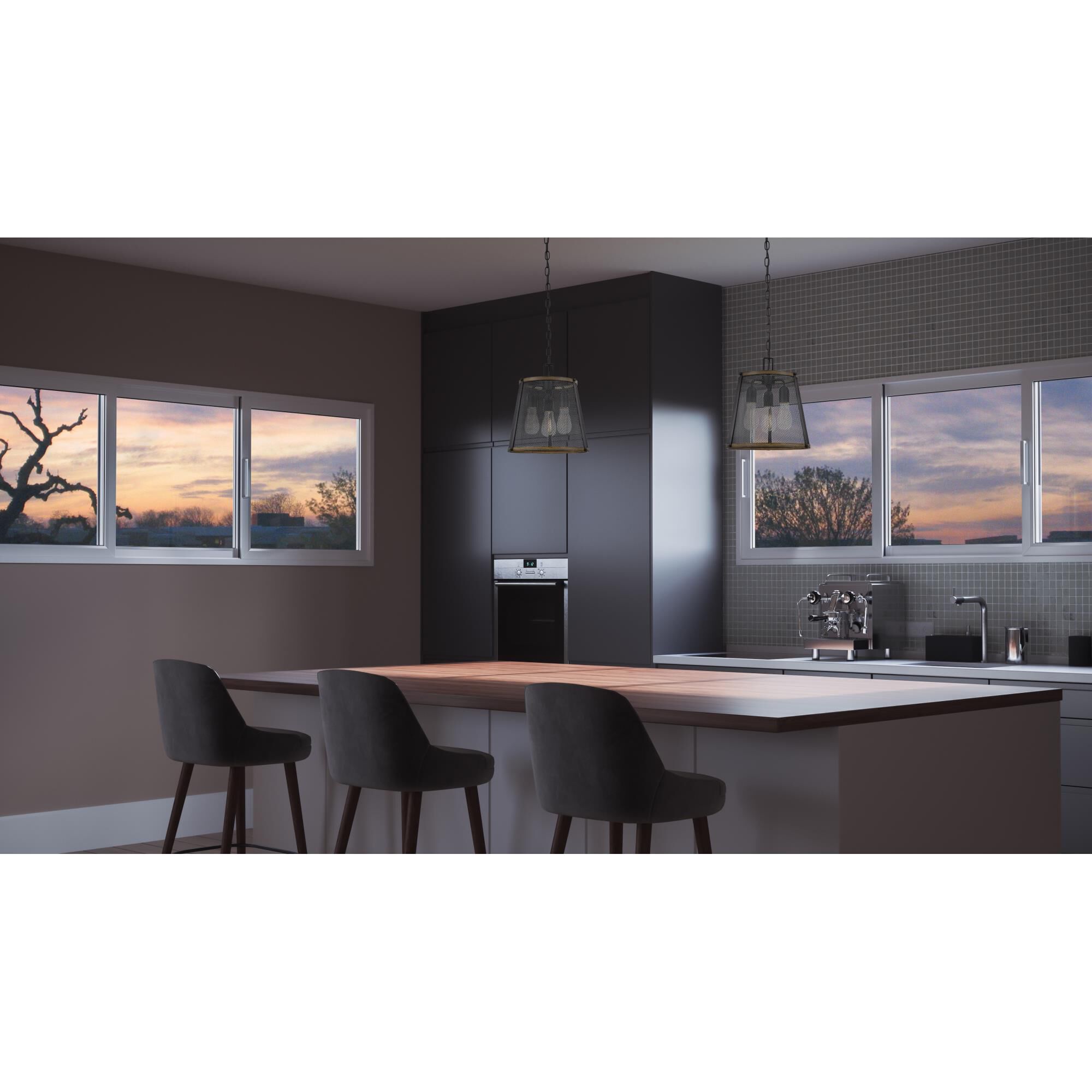 Lindstrom 13 Inch Large Pendant by Quoizel