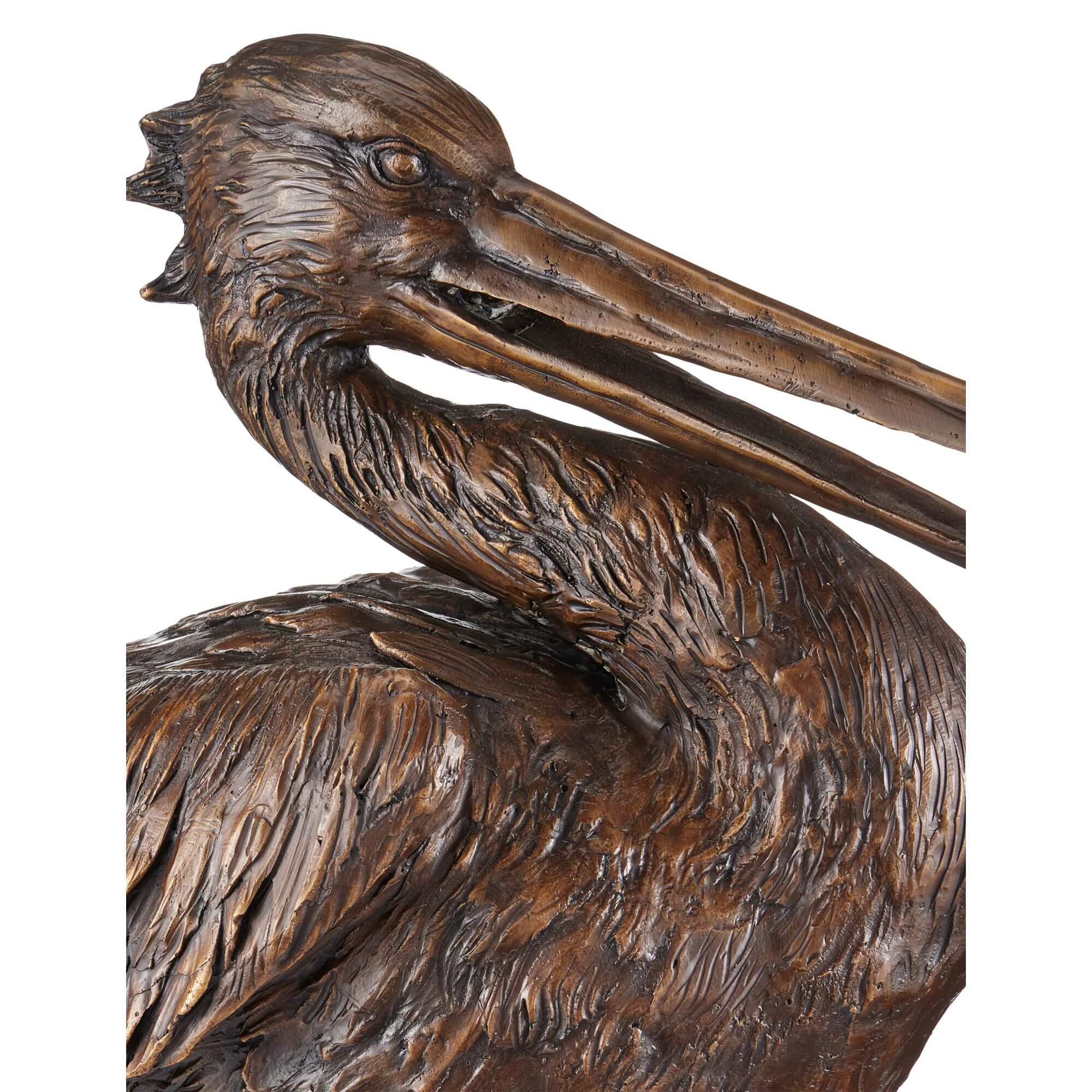 Pelican Sculpture by Currey and Company
