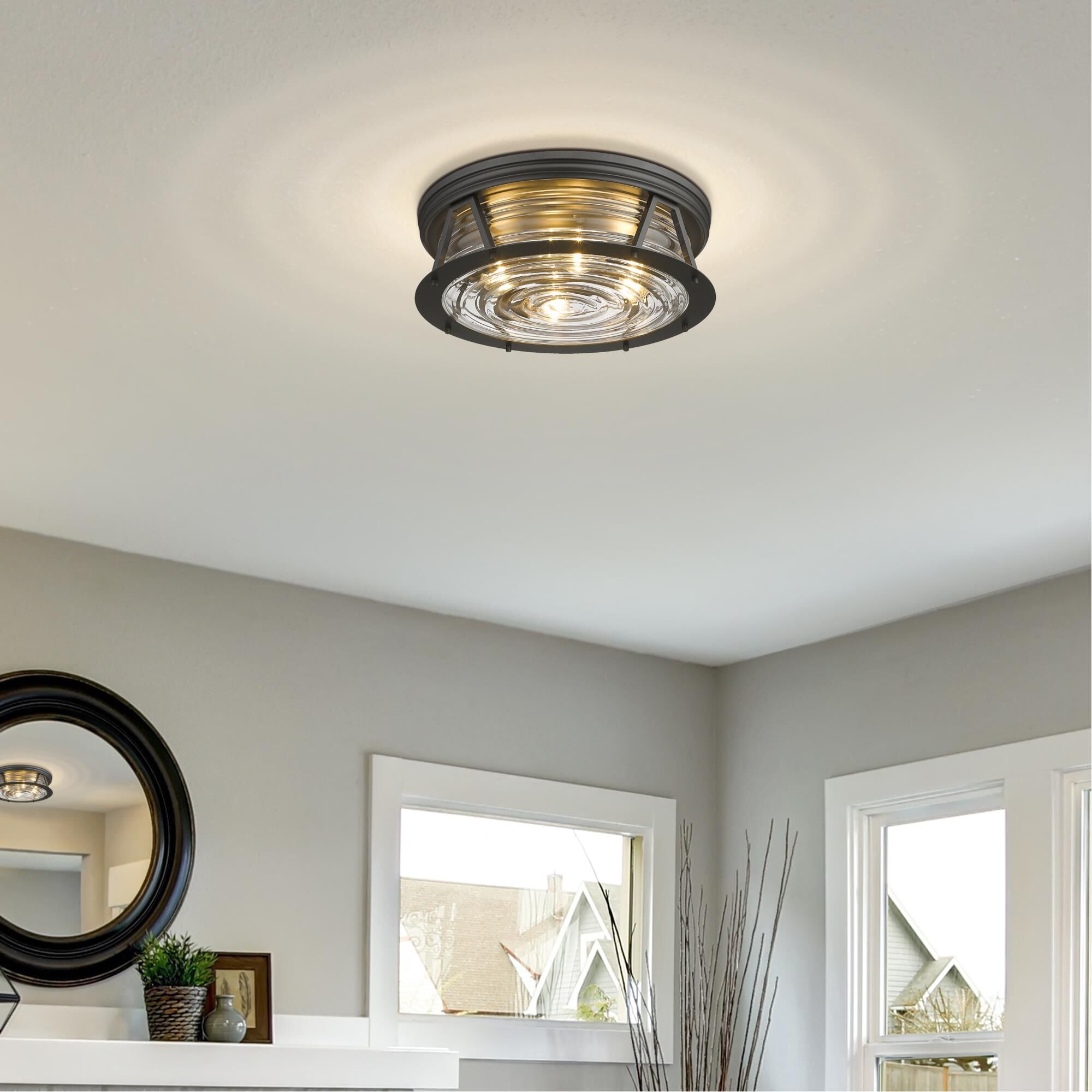Cape Harbor 20 Inch 4 Light Flush Mount by Z-Lite