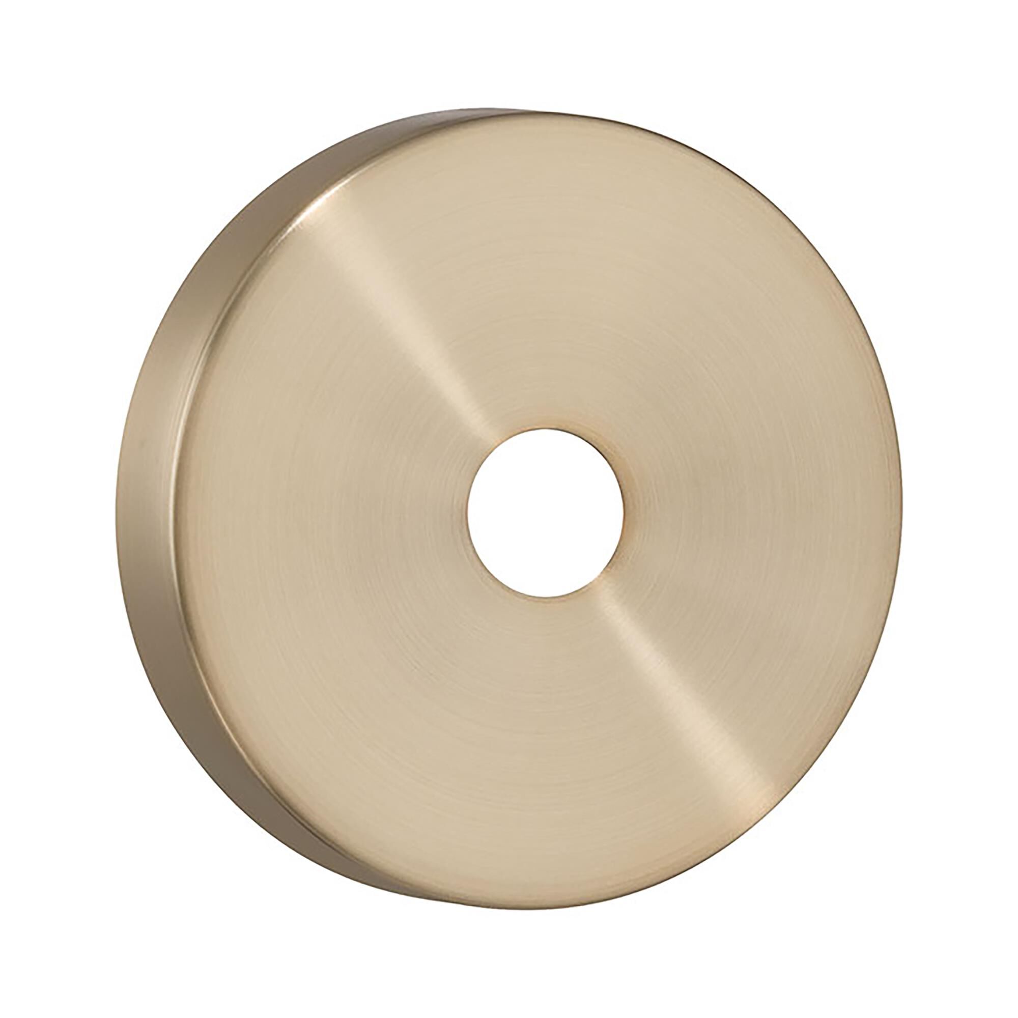 Shown in Modern Gold finish and White Frosted glass