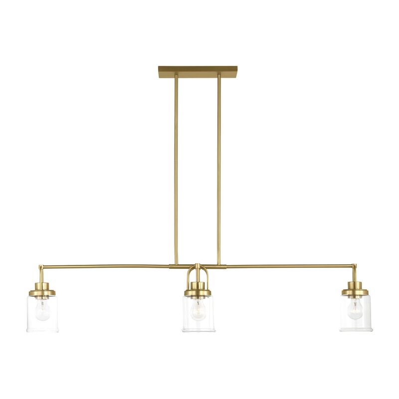 Anders Medium Linear Chandelier by Visual Comfort Studio
