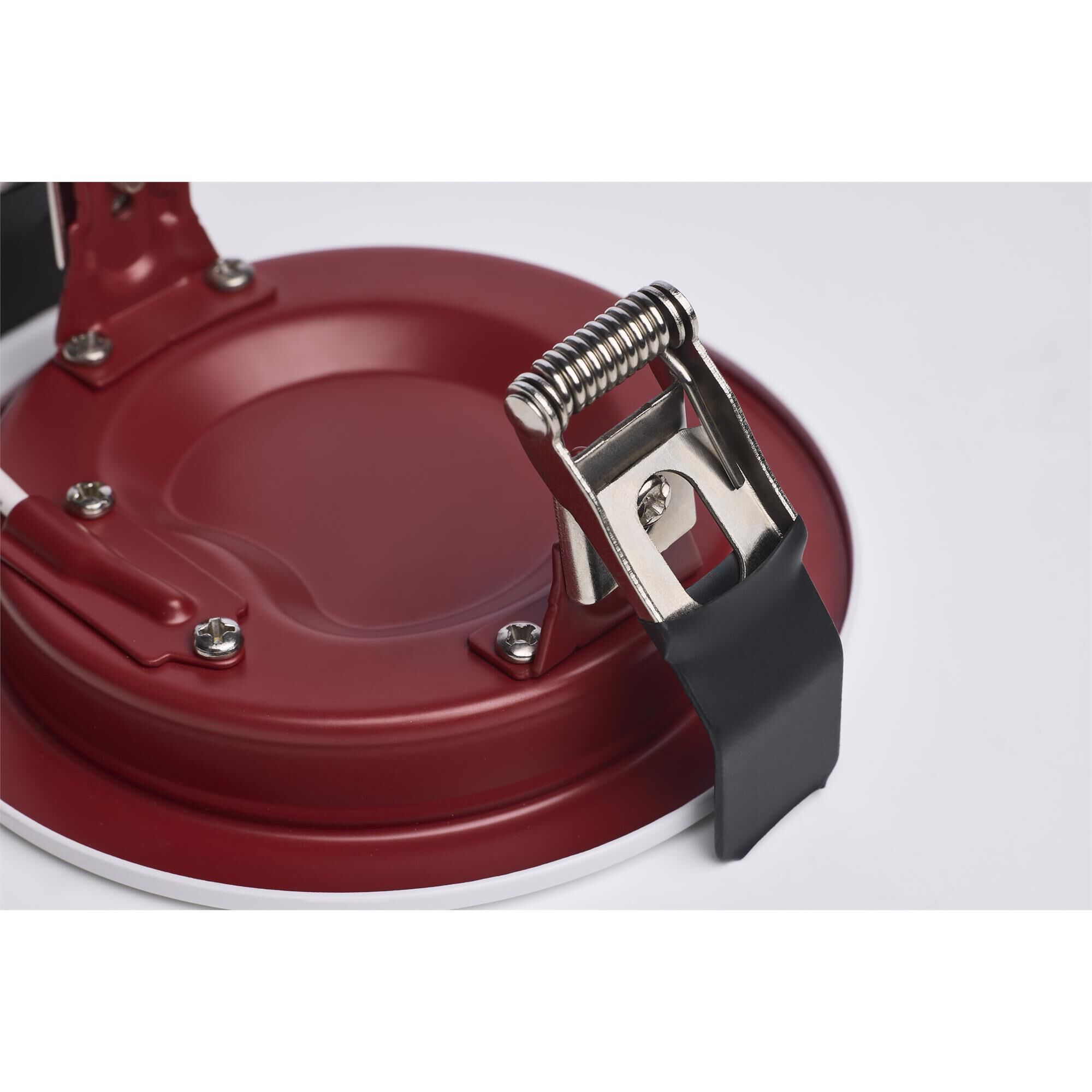 Shown in White and Red finish