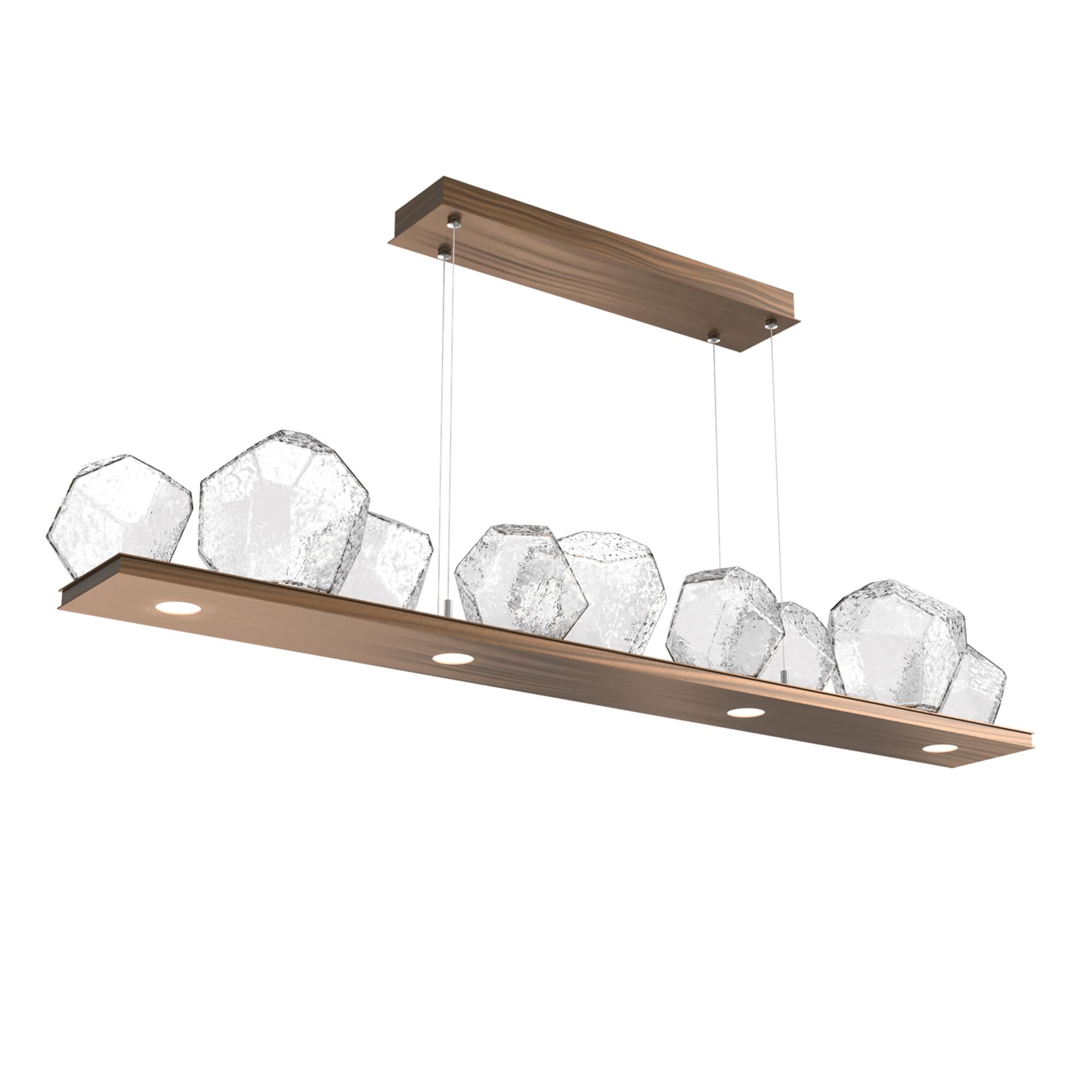 Shown in Oil Rubbed Bronze finish and Clear glass