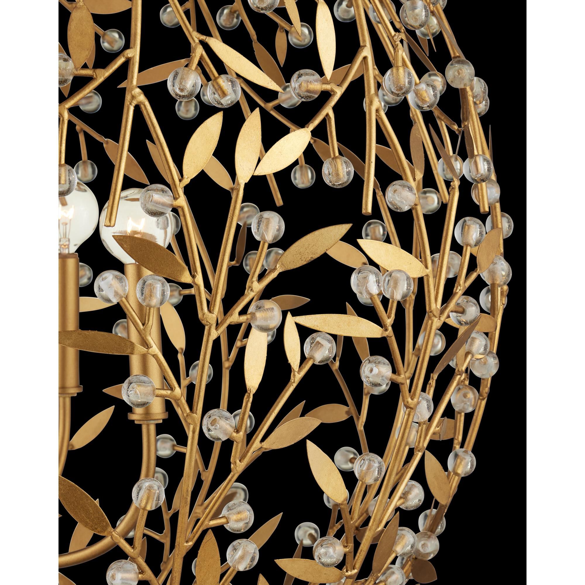 Secret Garden 30 Inch Chandelier by Currey and Company