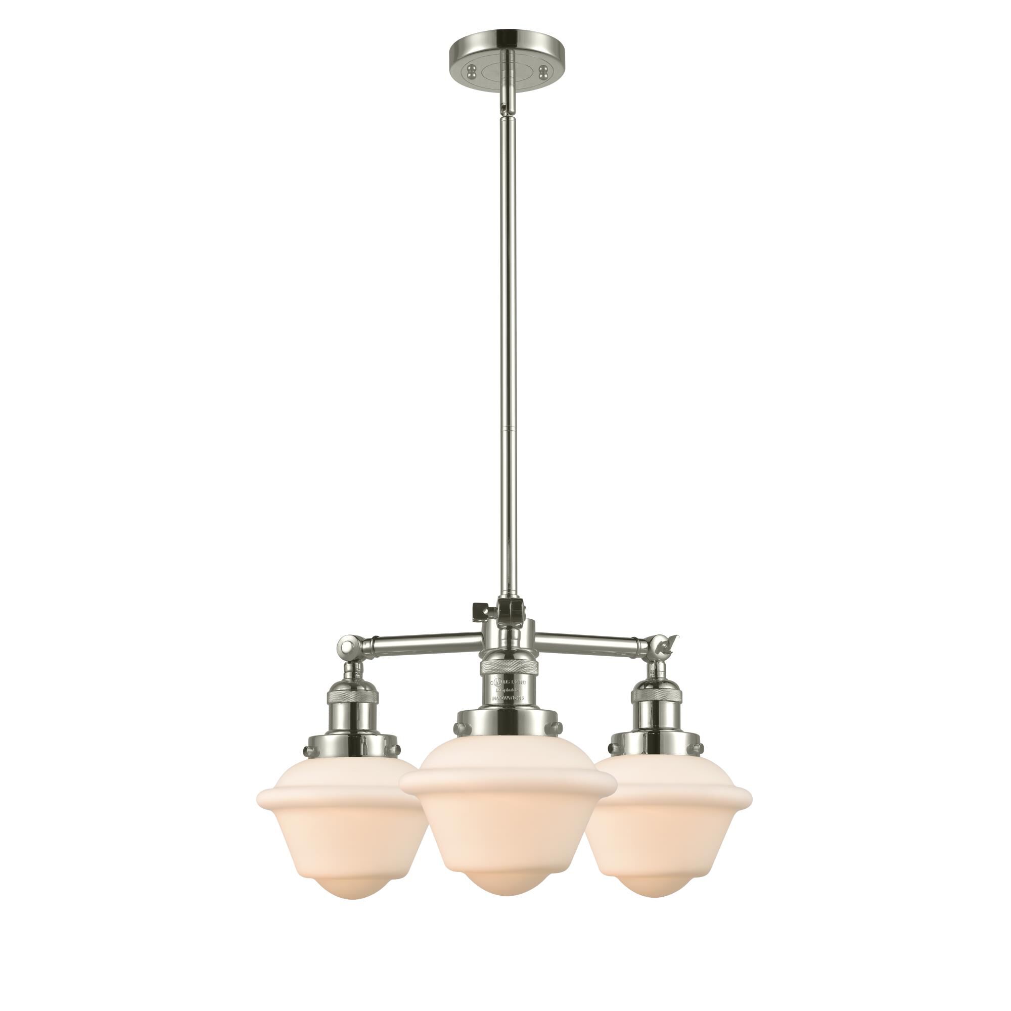 Bruno Marashlian Oxford 20 Inch 3 Light Mini Chandelier by Innovations Lighting