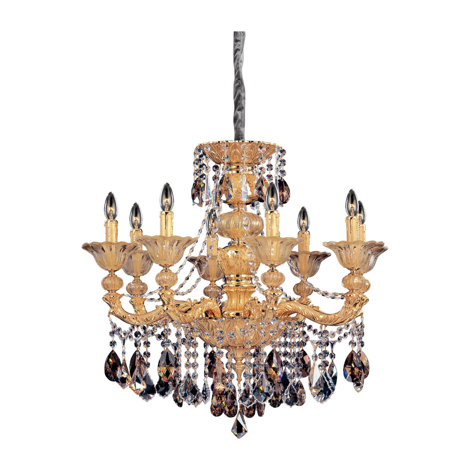 Shown in Two-Tone Gold /24k finish and Firenze Mixed crystal