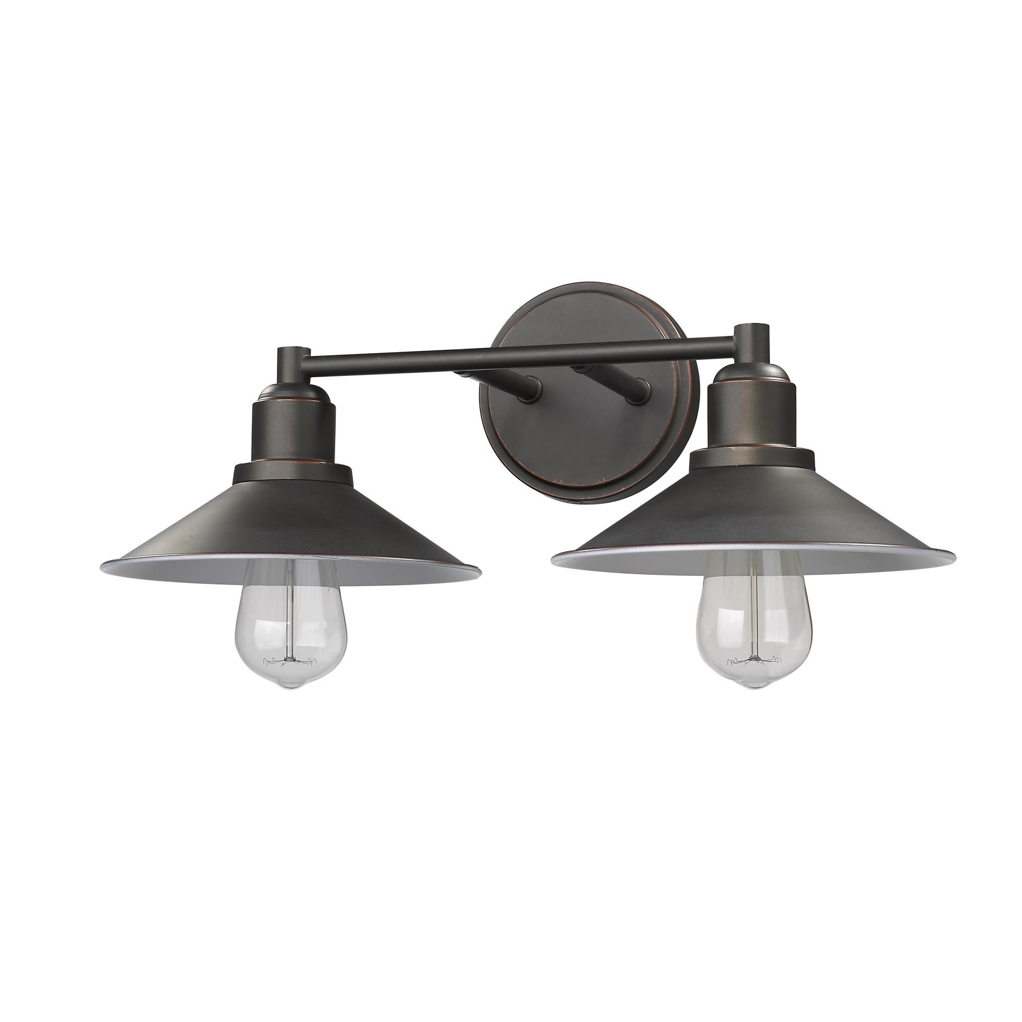 Shown in Olde Bronze finish and Steel glass and Steel shade