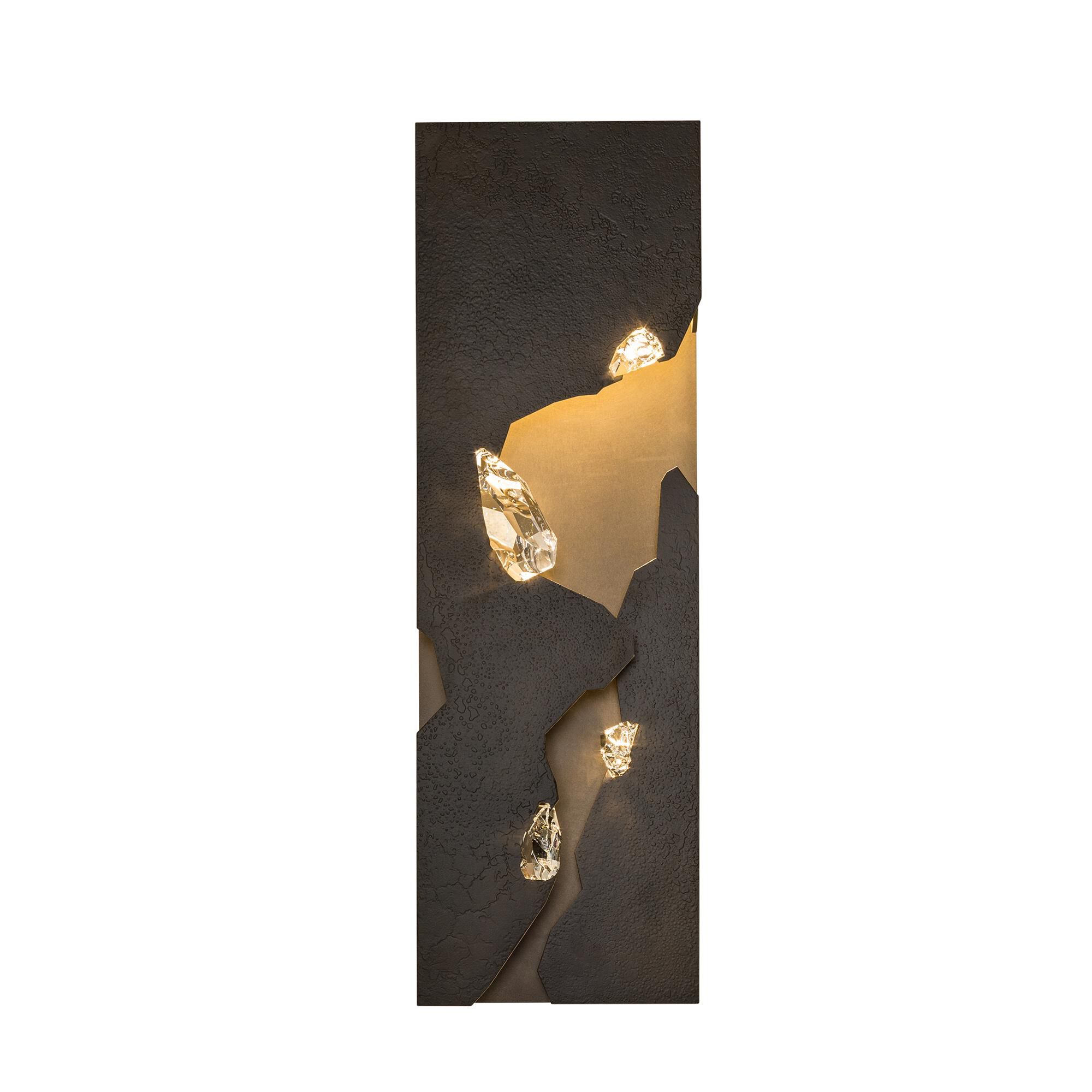 Shown in Dark Smoke finish and Swarovski crystal and Dark Smoke glass and Crystal accent