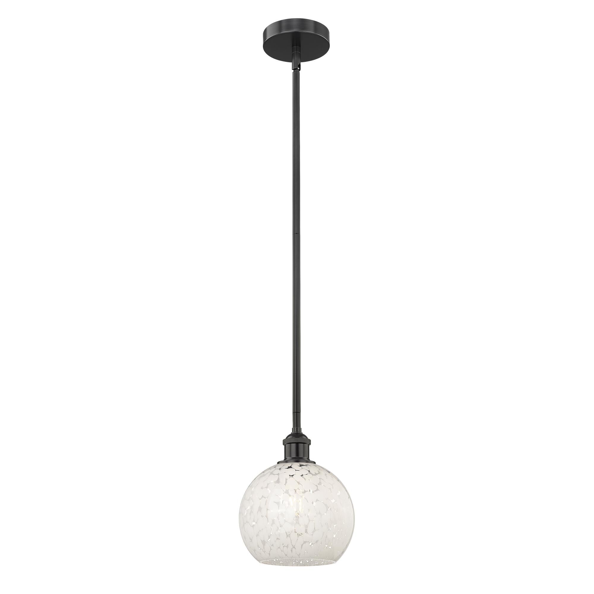 Bruno Marashlian White Mouchette 8 Inch Mini Pendant by Innovations Lighting