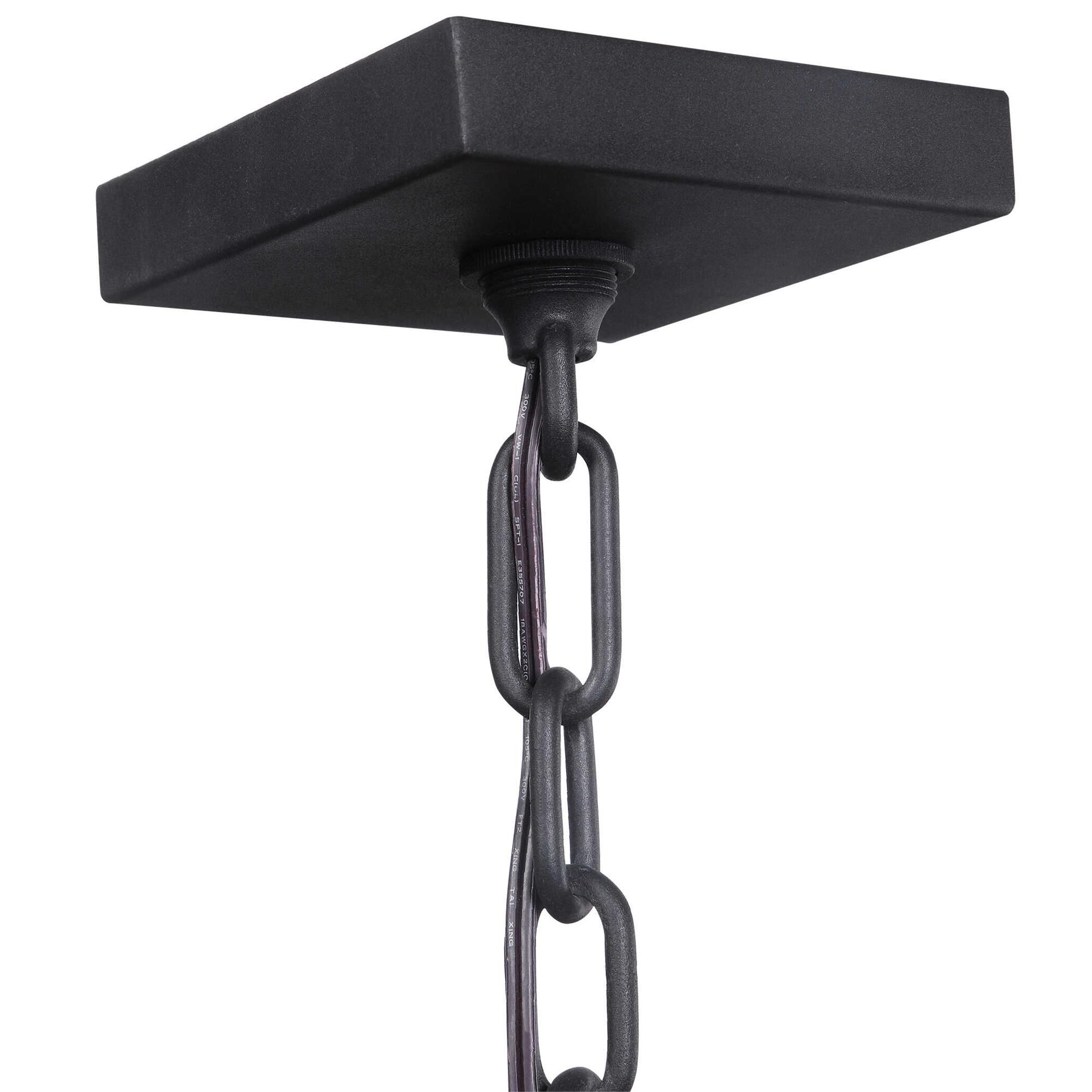 Shown in Black & Antique Brass finish
