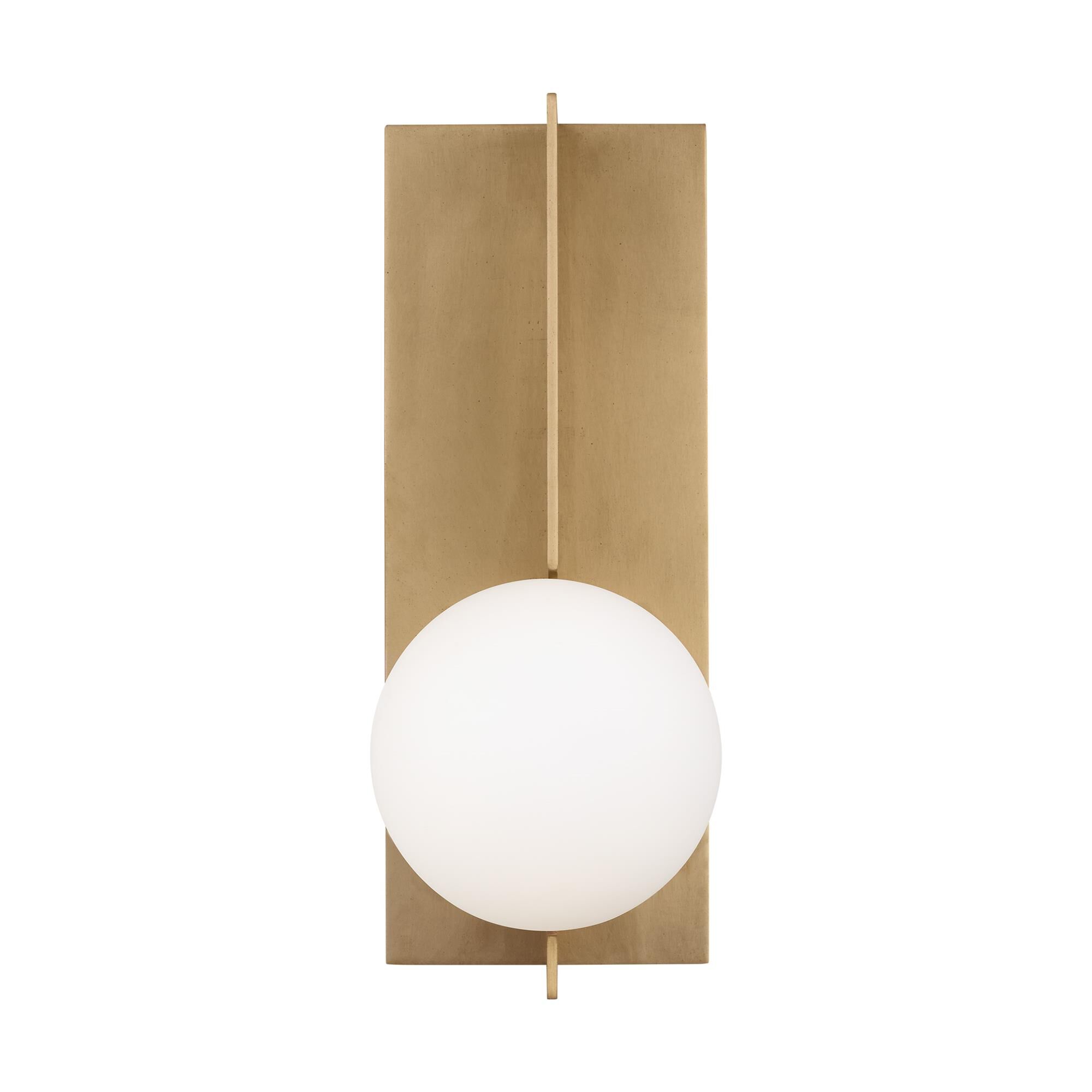 Shown in Natural Brass finish and Clear glass