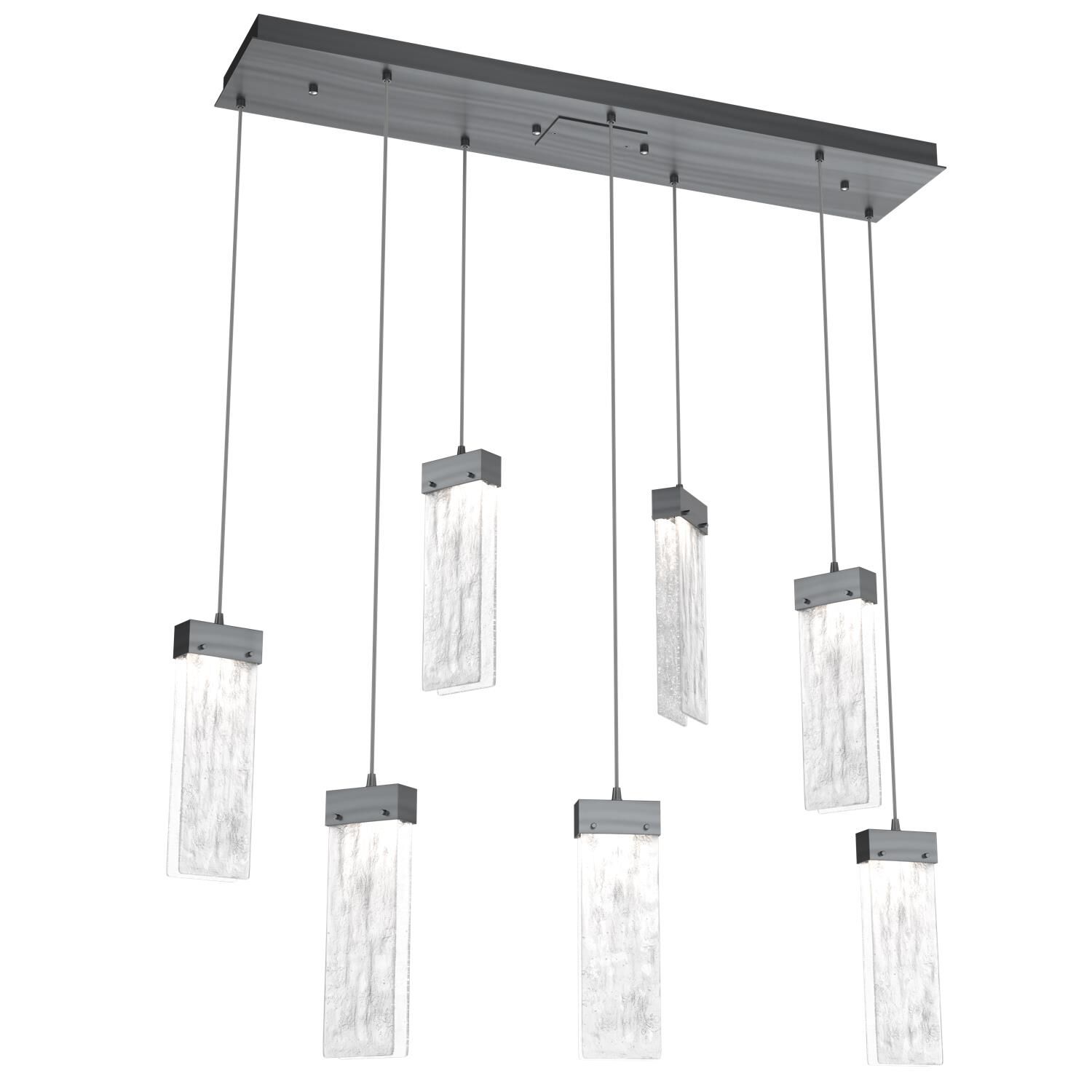 Parallel 44 Inch 7 Light LED Linear Suspension Light by Hammerton Studio