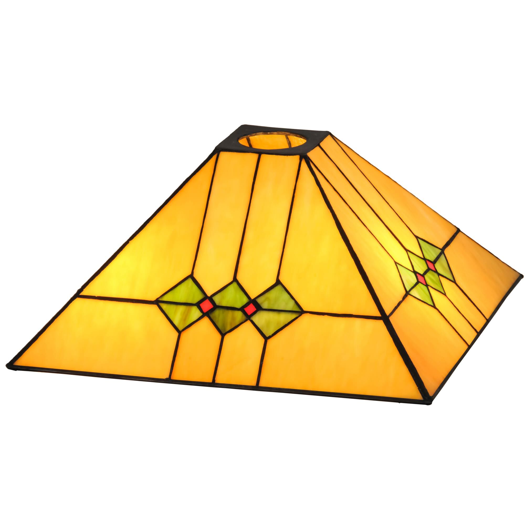 Shown with Flame glass