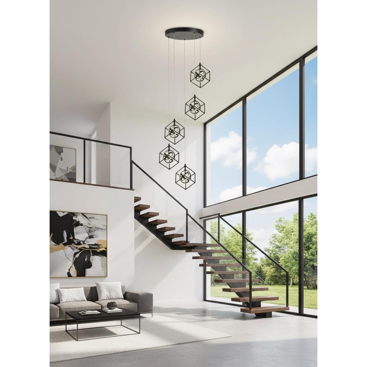 Cortina 65 Inch Floor Lamp by Artcraft